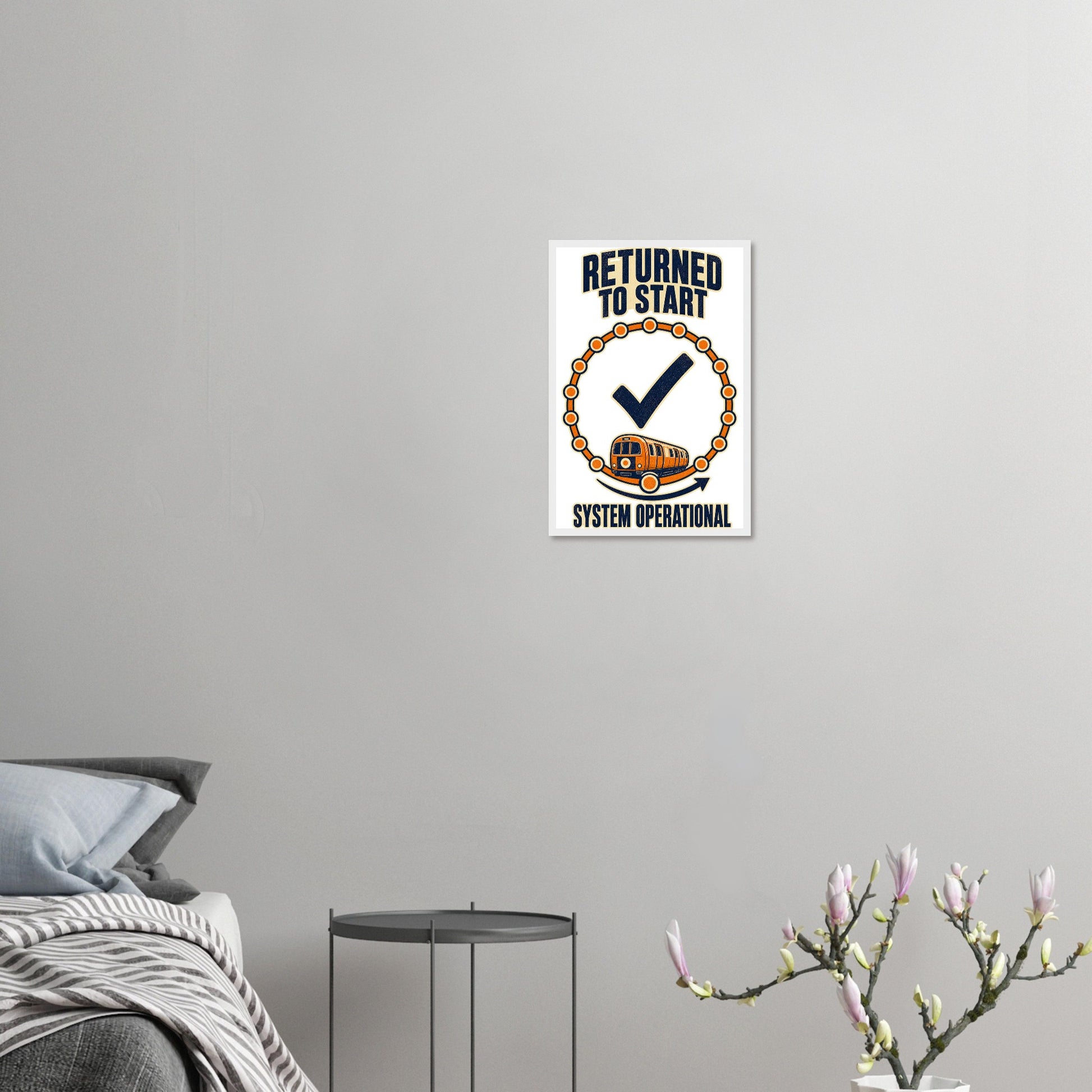 Glasgow Subway: System Operational Framed Wall Art — product view 10