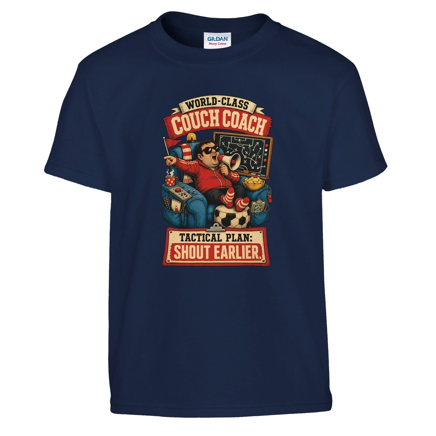 World-Class Couch Coach Kids' T-shirt — product view 7