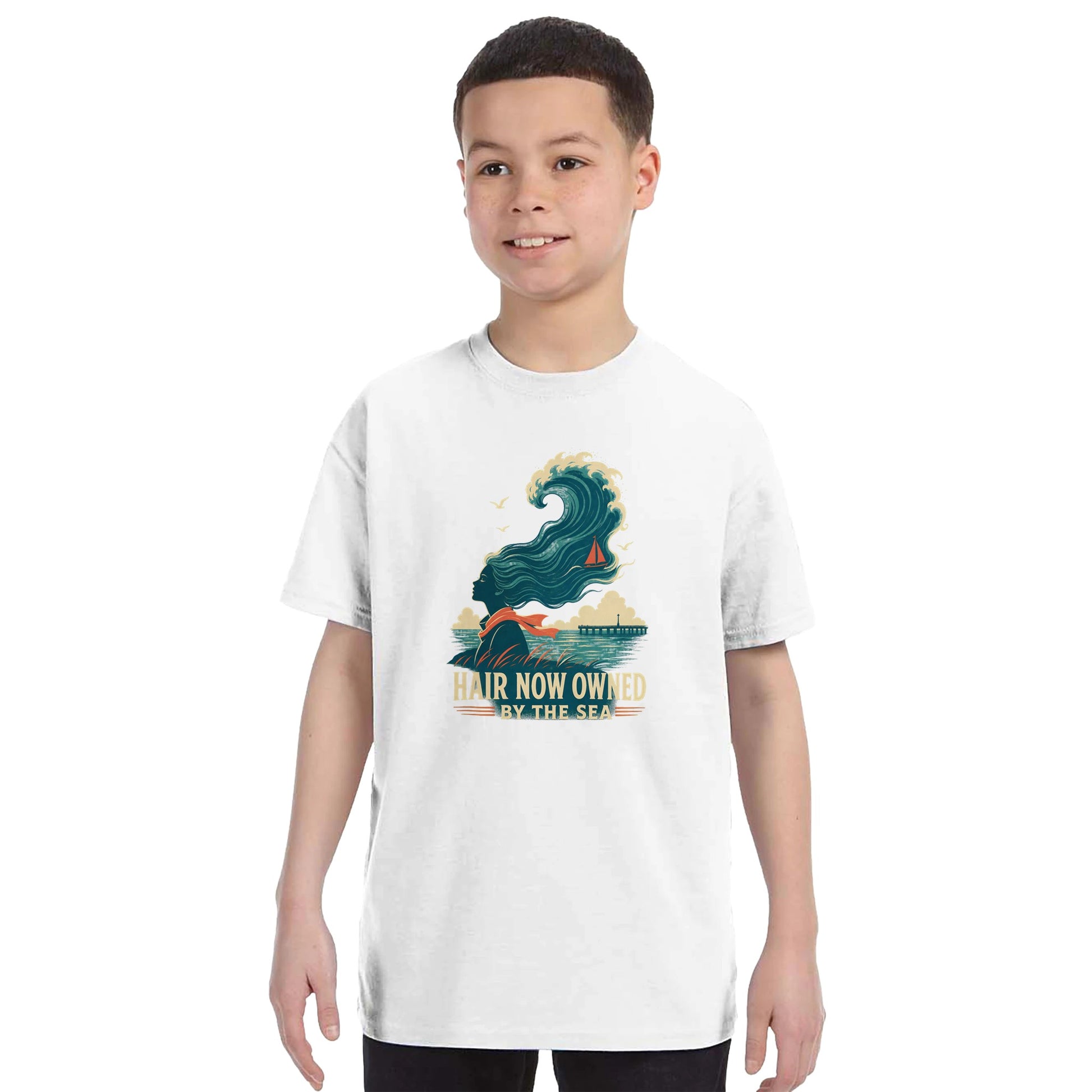 Hair Now Owned by the Sea Kids' T-shirt — product view 16
