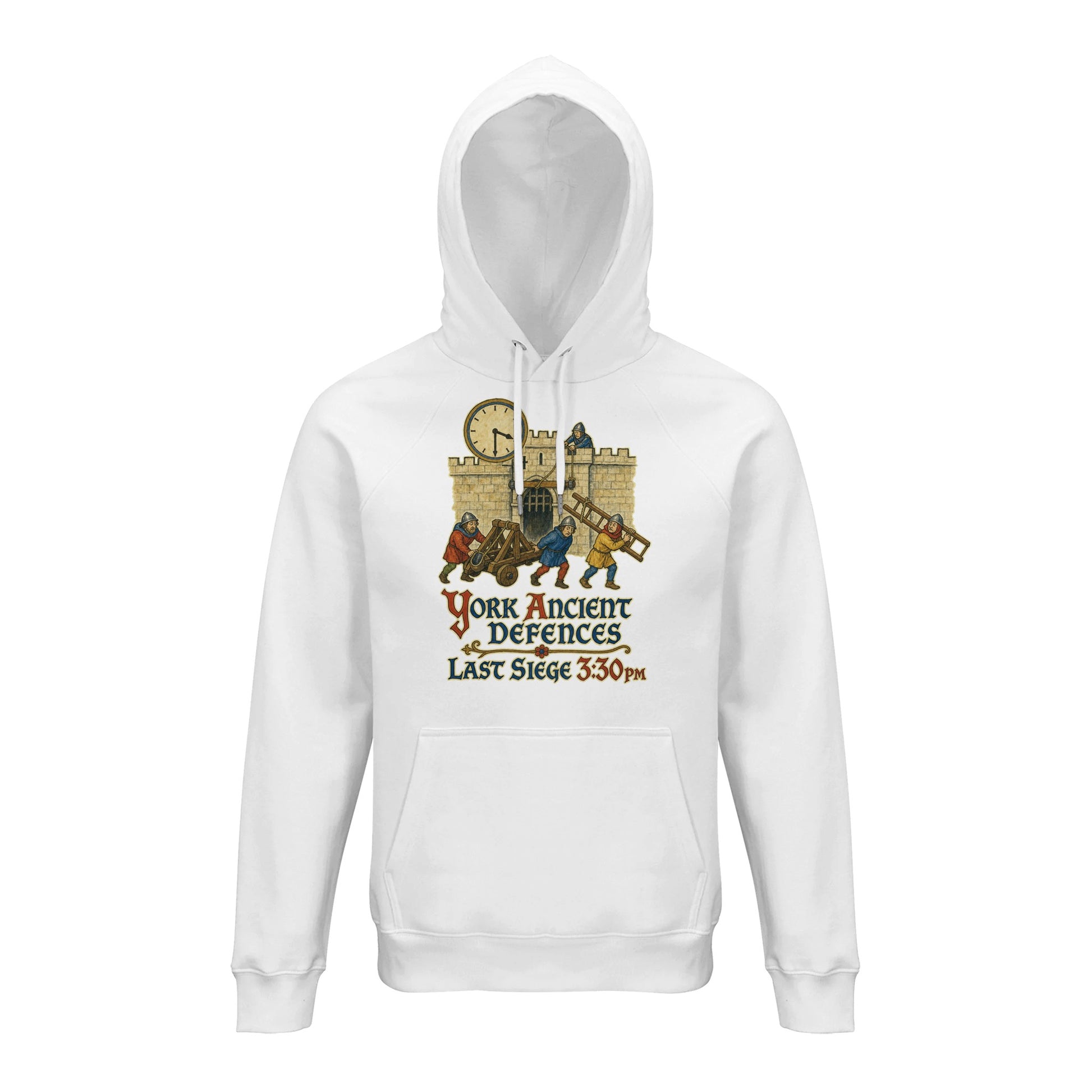 York Ancient Defences – Last Siege 3:30pm Hoodie — product view 1