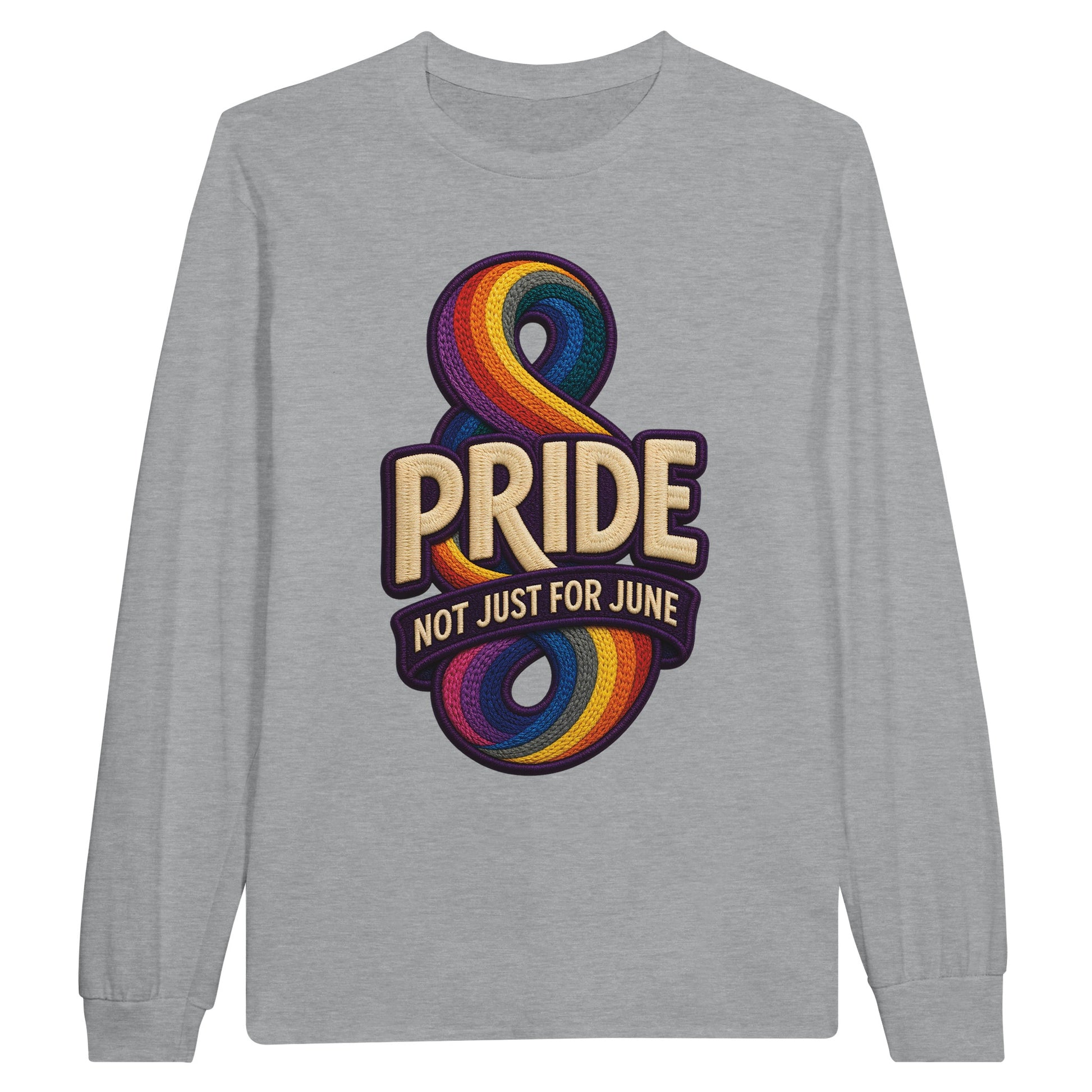 Pride: Not Just for June Long-Sleeve T-shirt — product view 10