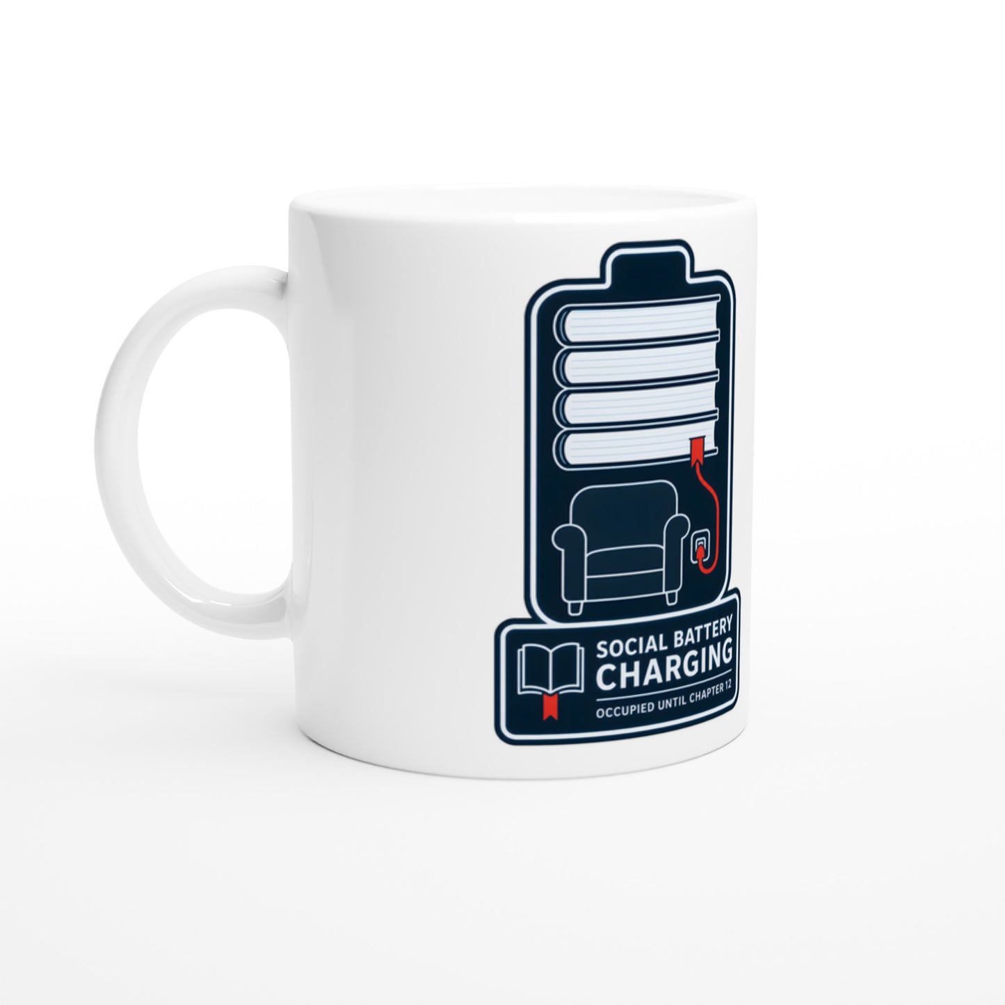 Social Battery Charging Mug — product view 1