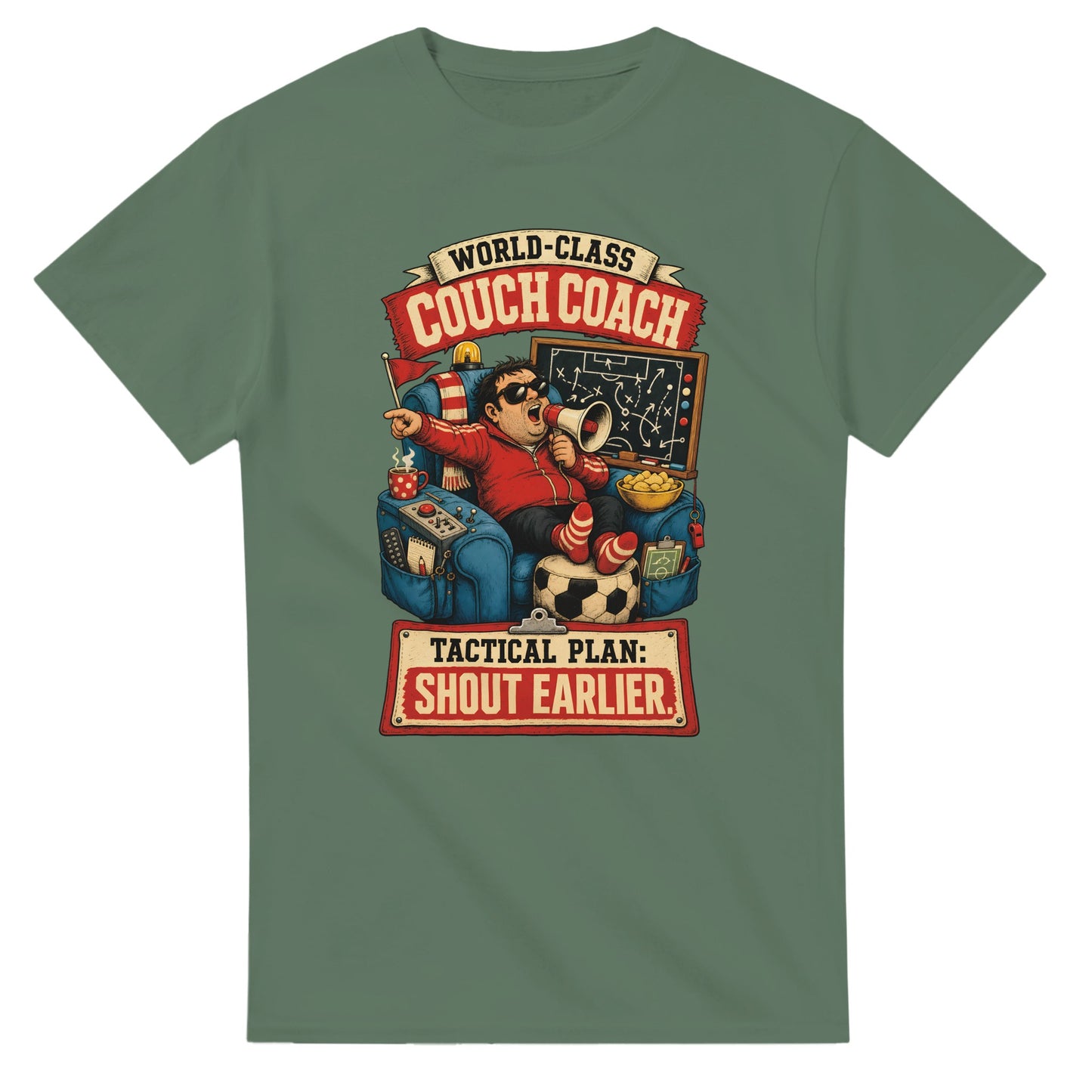 World-Class Couch Coach T-shirt — product view 13