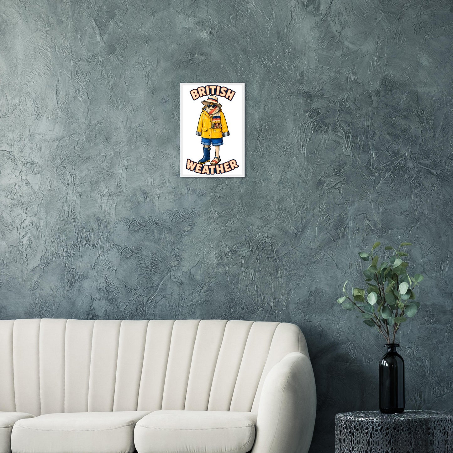 British Weather All-Weather Outfit Framed Wall Art — product view 12