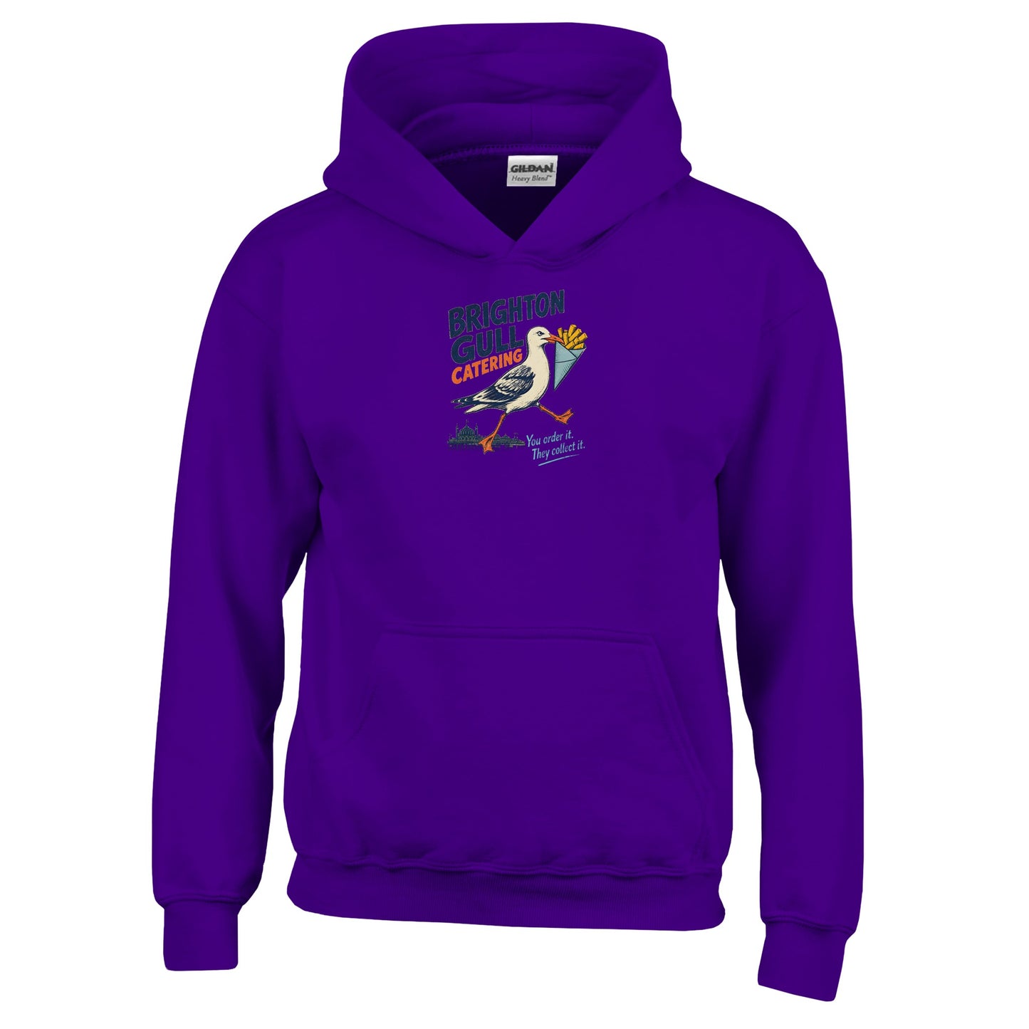 Brighton Gull Catering - You Order It, They Collect It Kids' Hoodie — product view 10