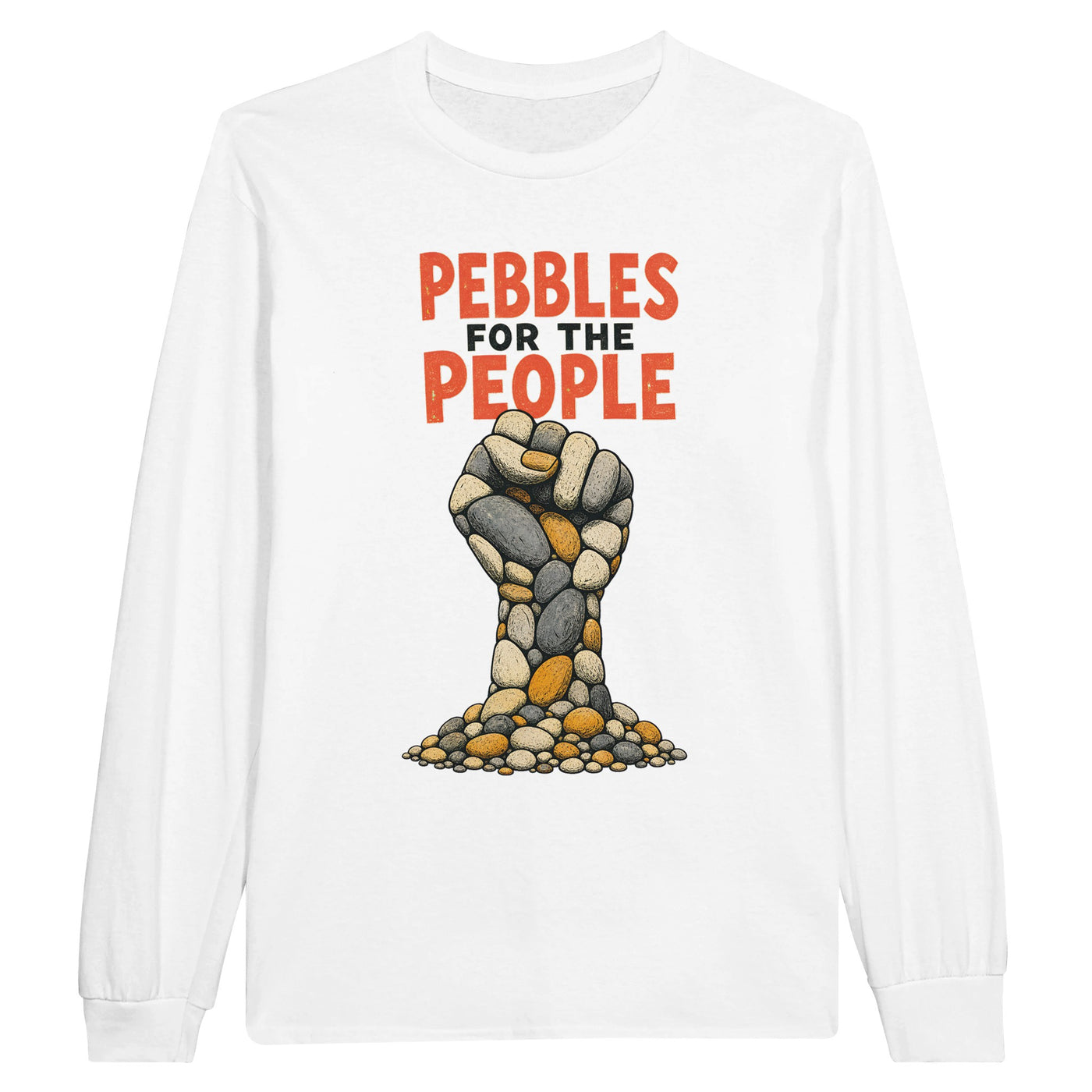 Pebbles for the People Graphic Long-Sleeve T-shirt