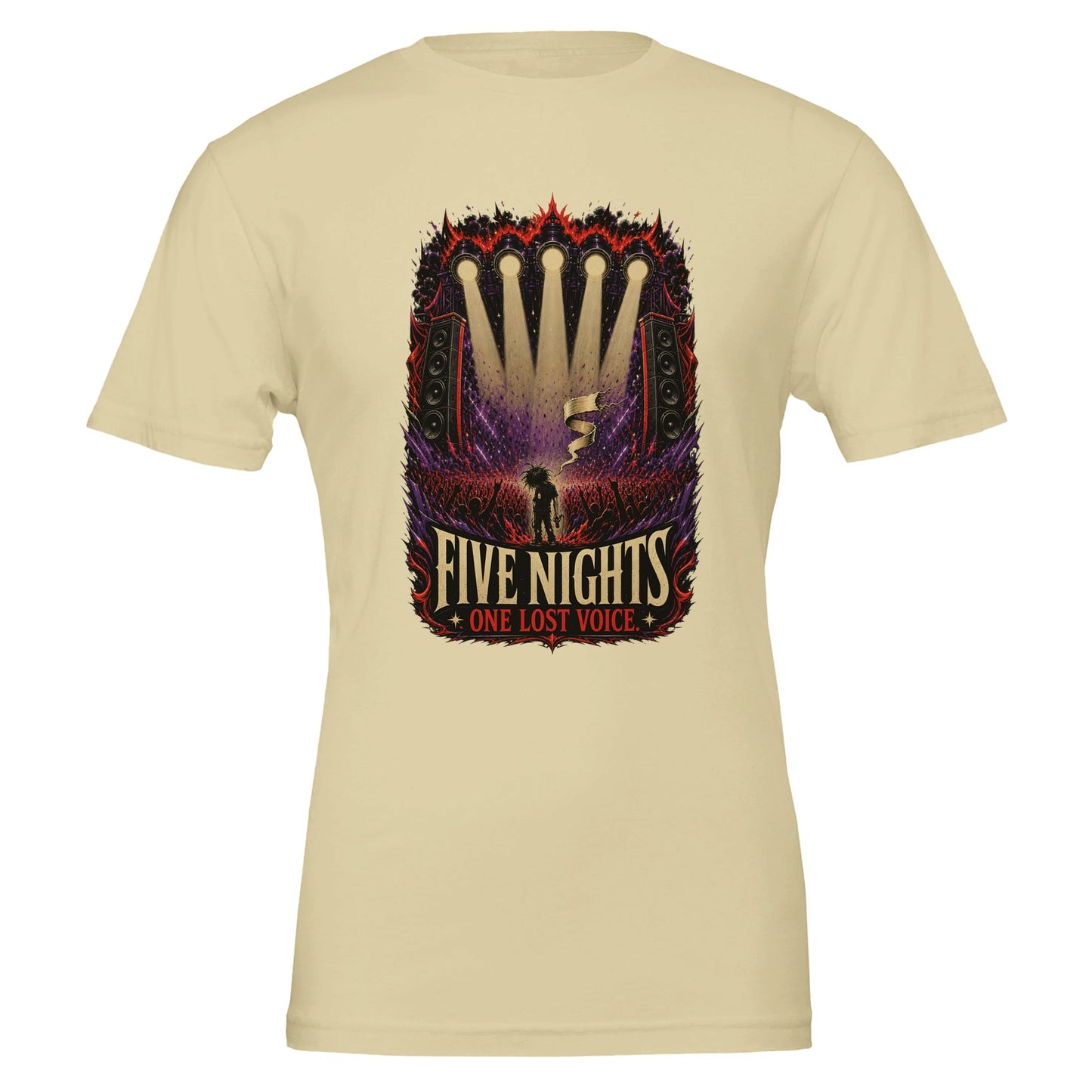 Five Nights, One Lost Voice T-shirt — product view 5