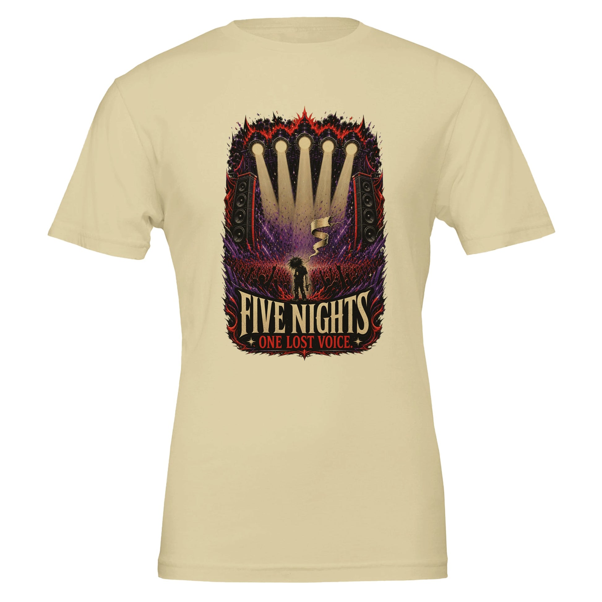 Five Nights, One Lost Voice T-shirt — product view 5