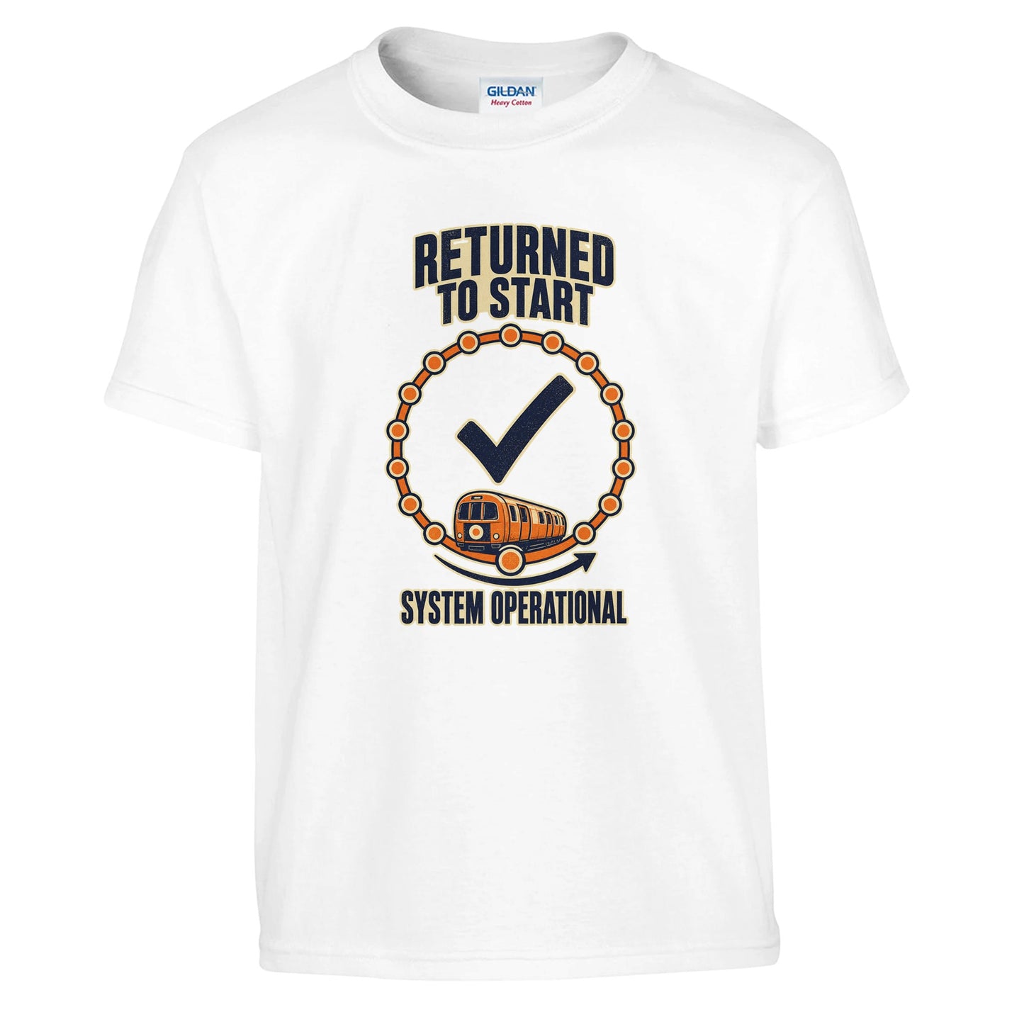 Glasgow Subway: System Operational Kids' T-shirt — product view 1
