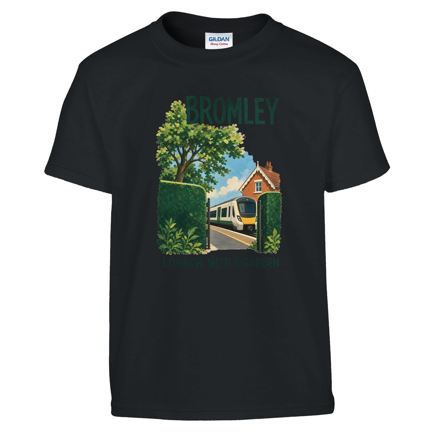 Bromley: London with a Garden Kids' T-shirt — product view 2
