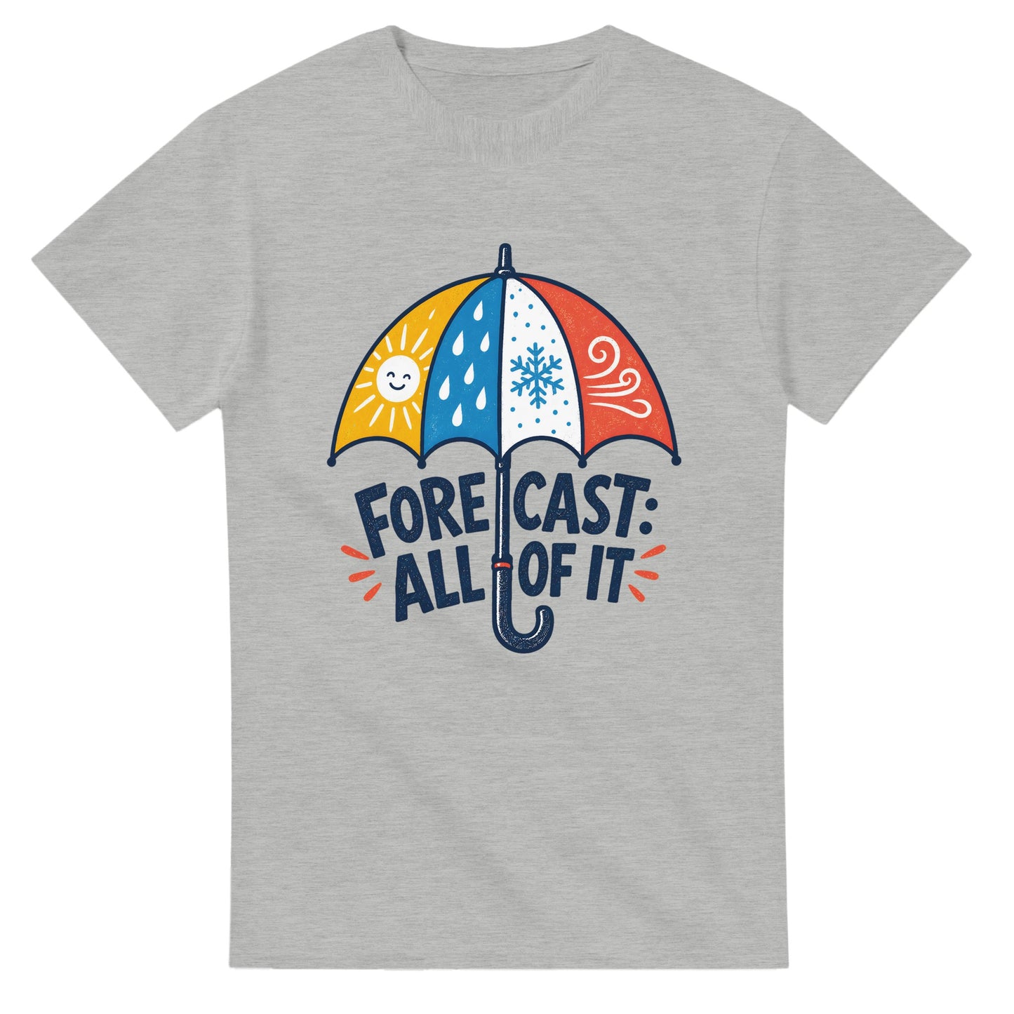 Forecast: All of It British Weather Graphic T-shirt — product view 6