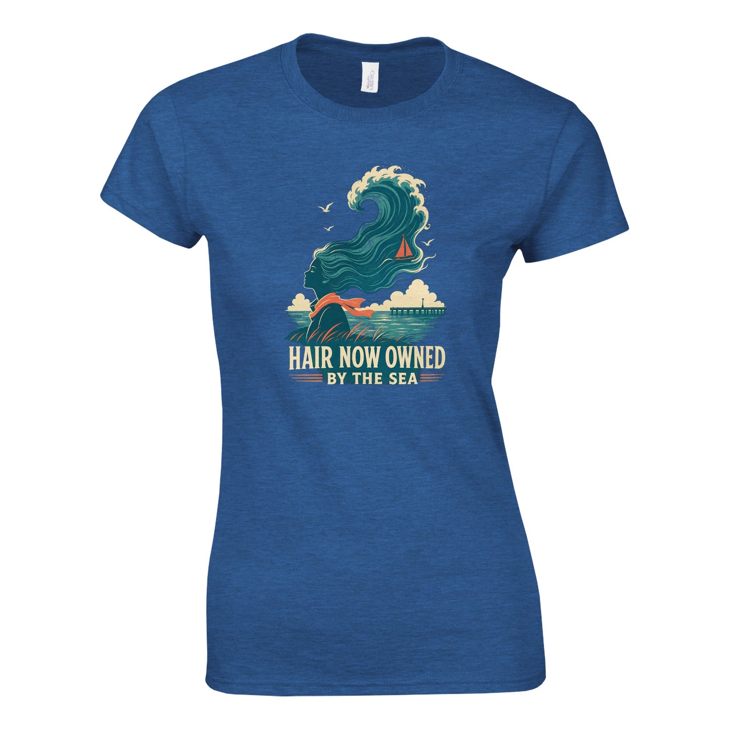 Hair Now Owned by the Sea Women's T-shirt — product view 5