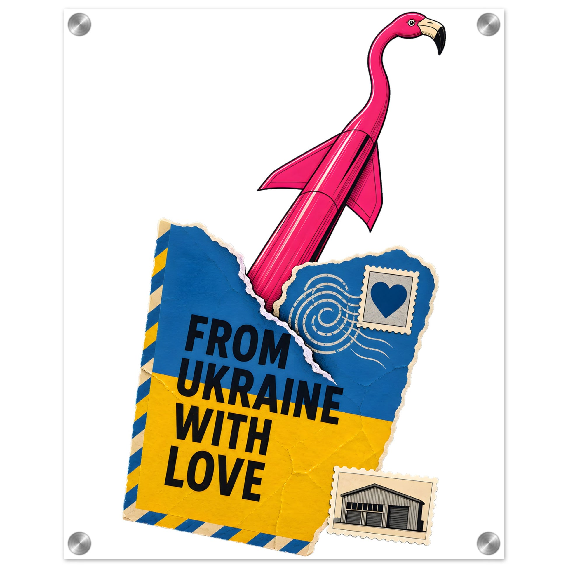 From Ukraine With Love Acrylic Print — product view 2