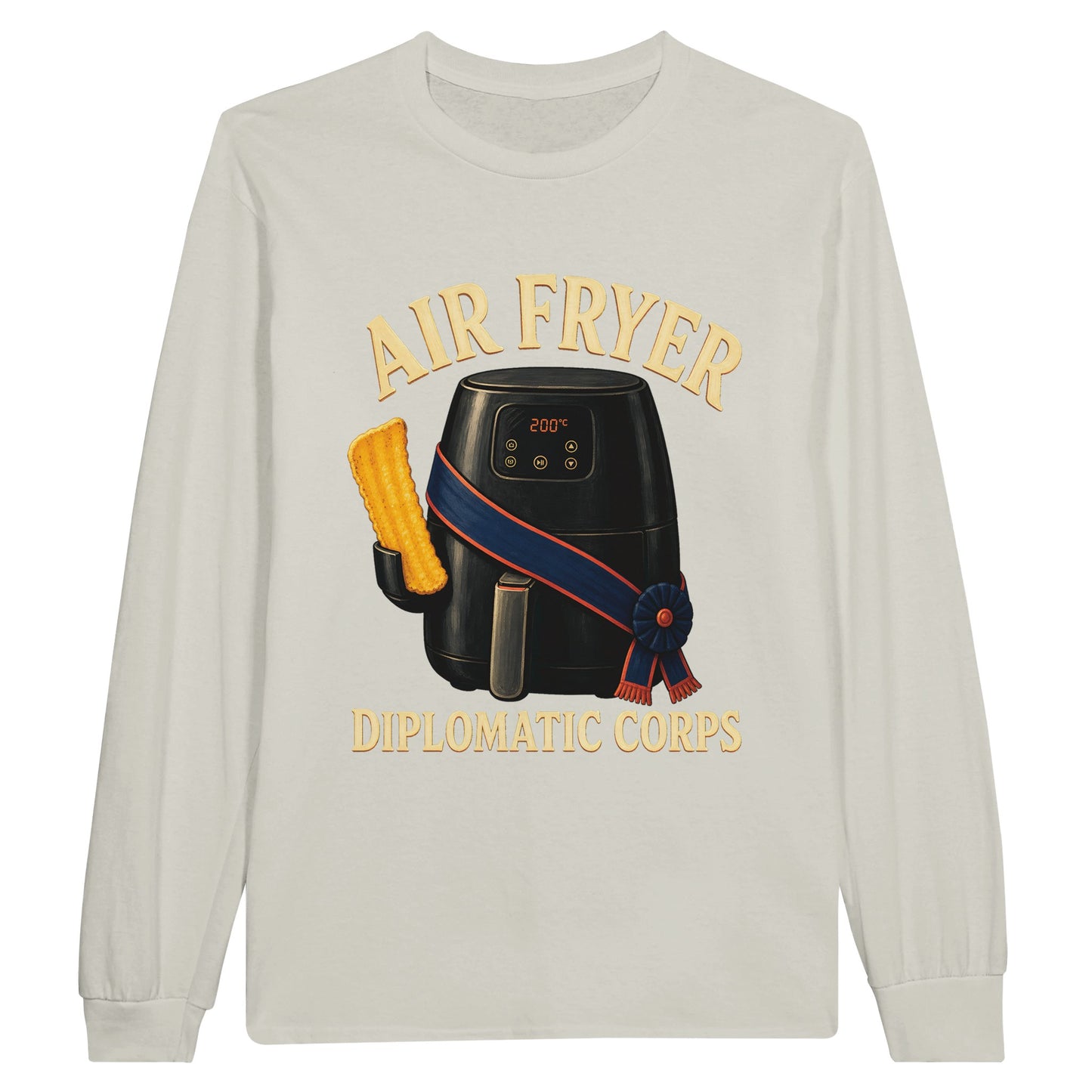 Air Fryer Diplomatic Corps Long-Sleeve T-shirt — product view 14
