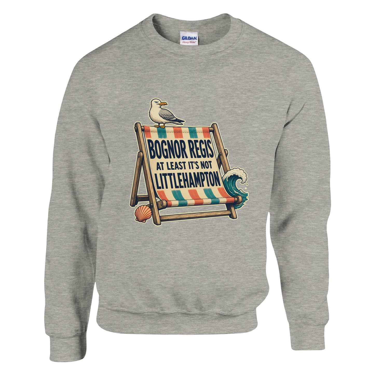 Bognor Regis — At Least It's Not Littlehampton Sweatshirt — product view 4