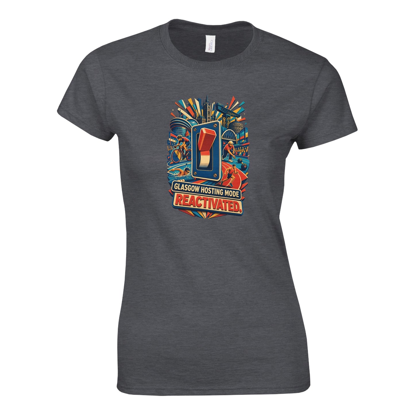 Glasgow Hosting Mode — Reactivated Women's T-shirt — product view 11