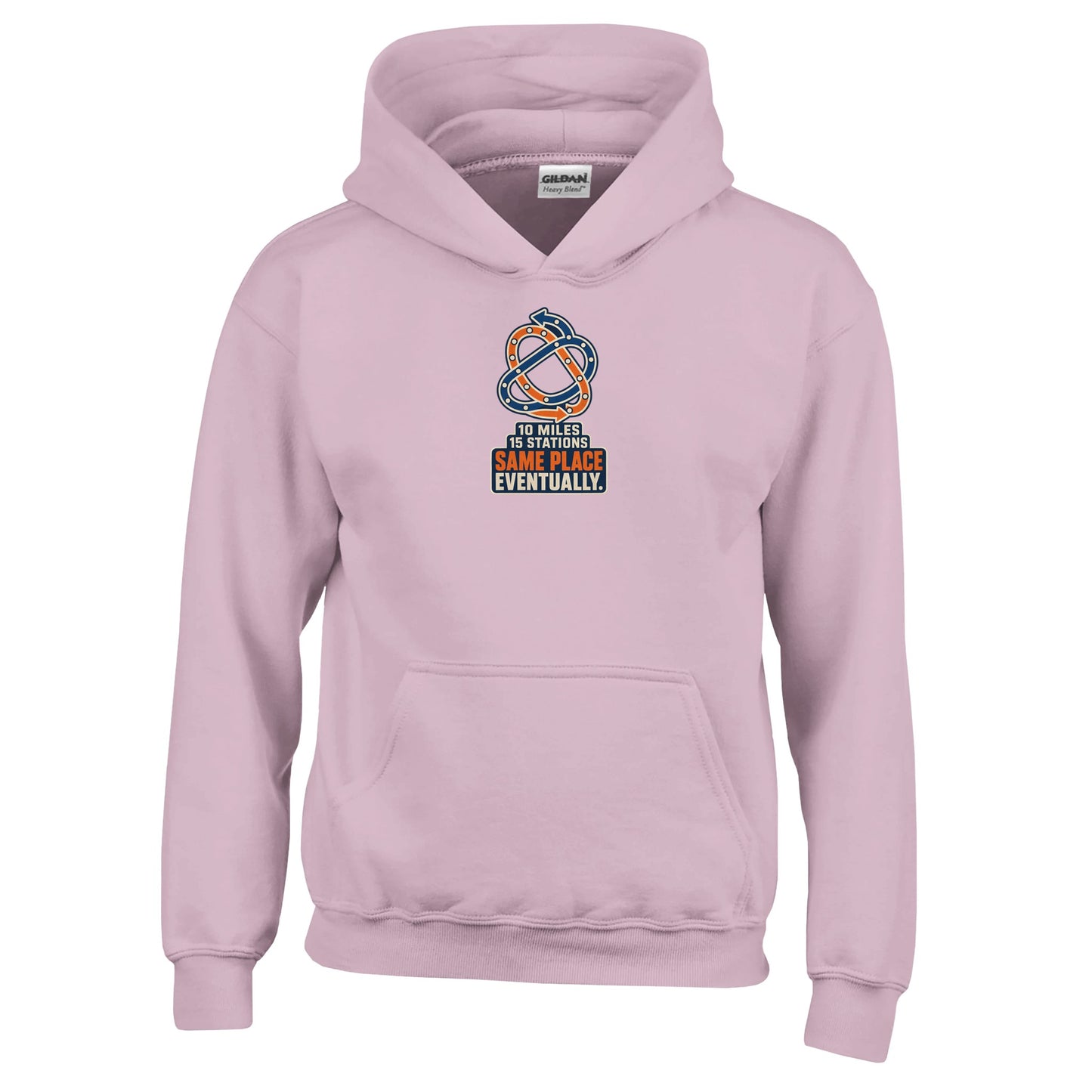 Glasgow Same Place Eventually Kids' Hoodie — product view 5