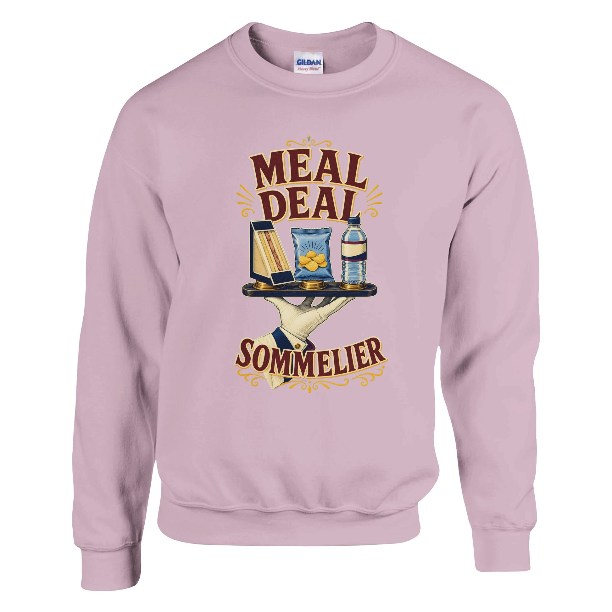 Meal Deal Sommelier British Lunch Design Sweatshirt — product view 9