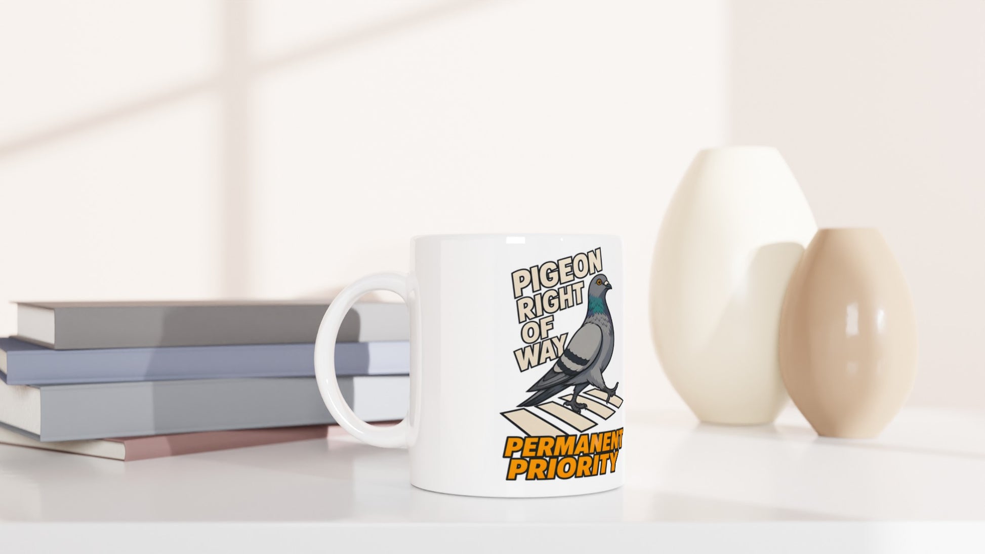 Pigeon Right of Way Mug — product view 5