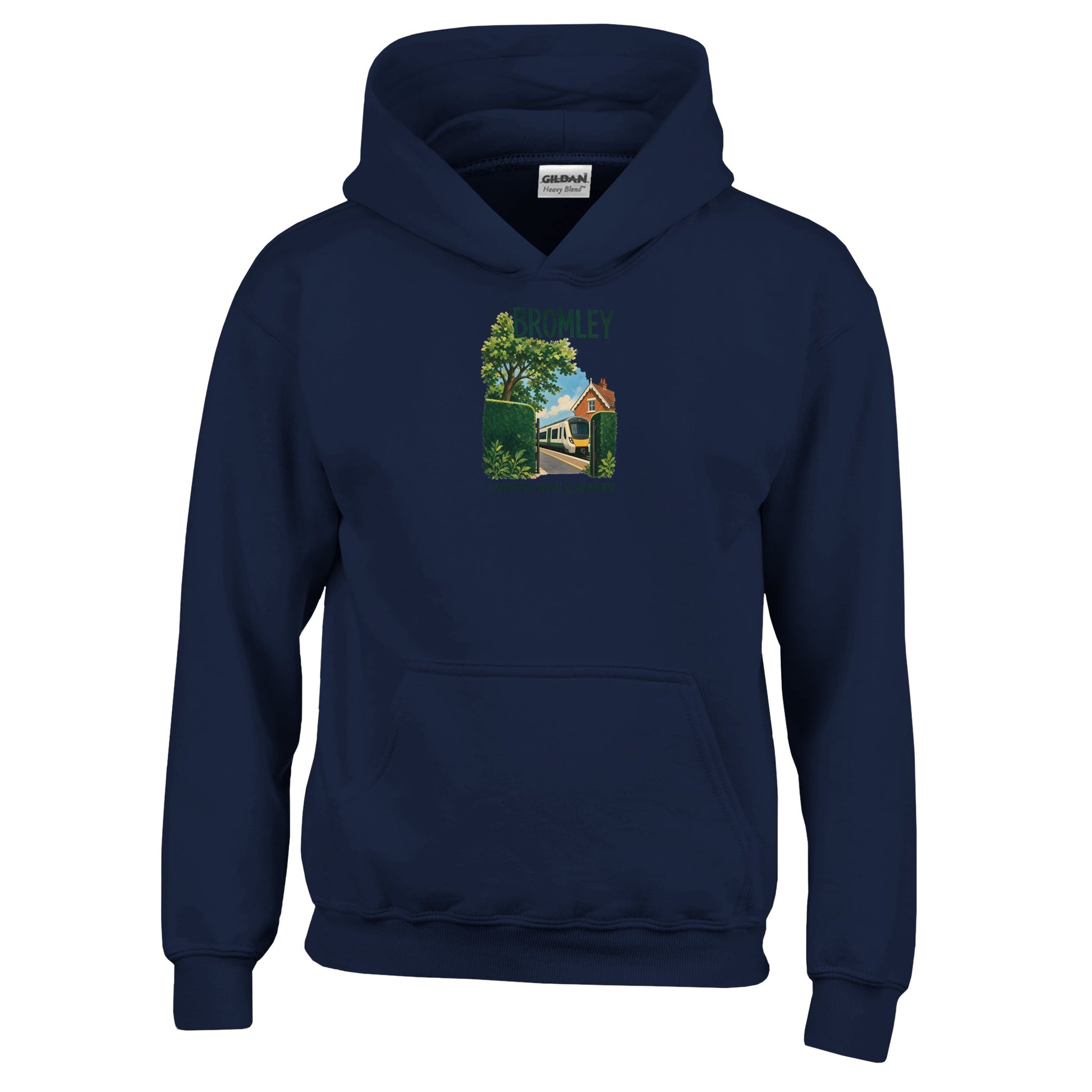 Bromley: London with a Garden Kids' Hoodie — product view 7
