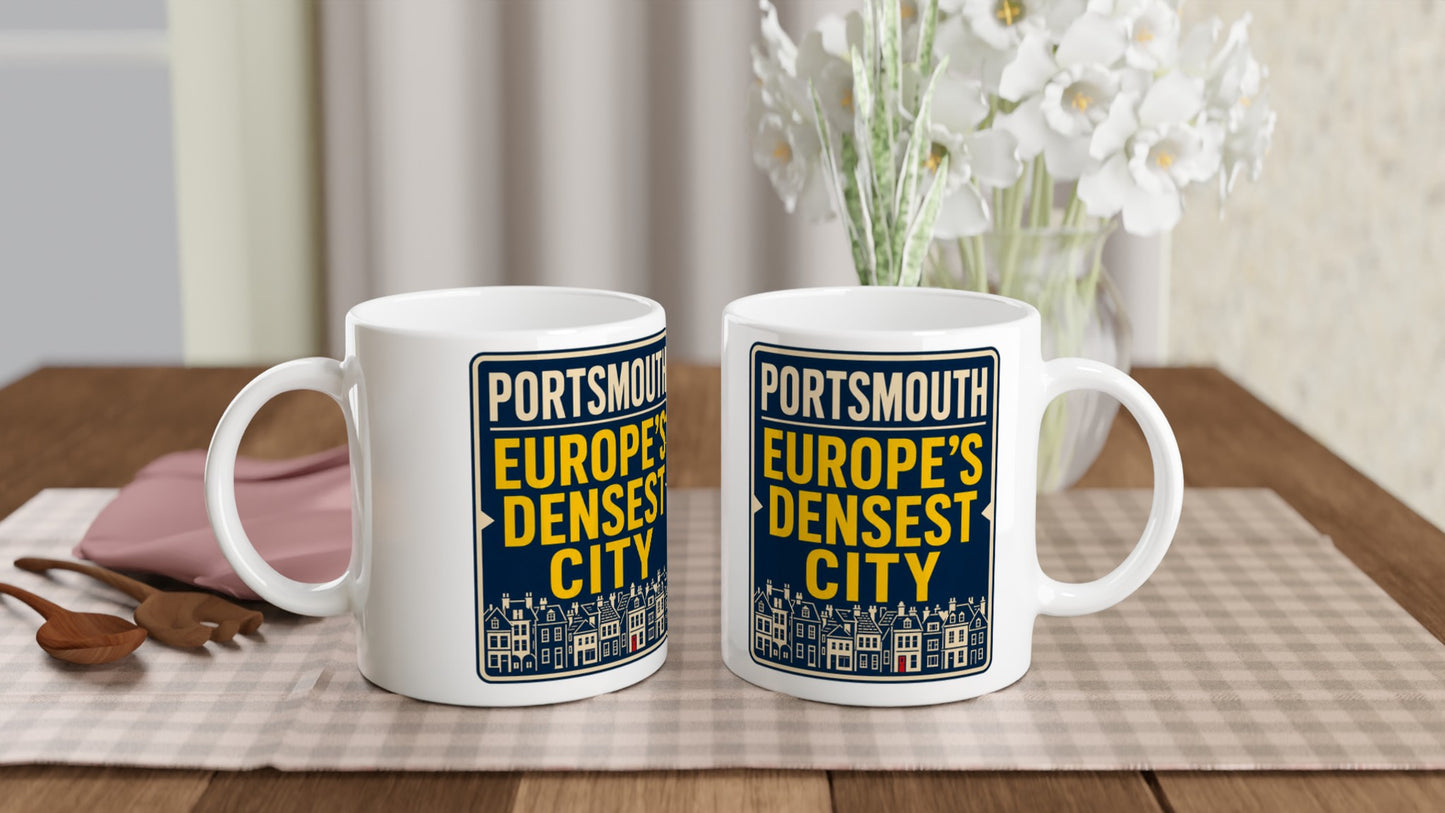 Portsmouth — Europe's Densest City Mug — product view 4