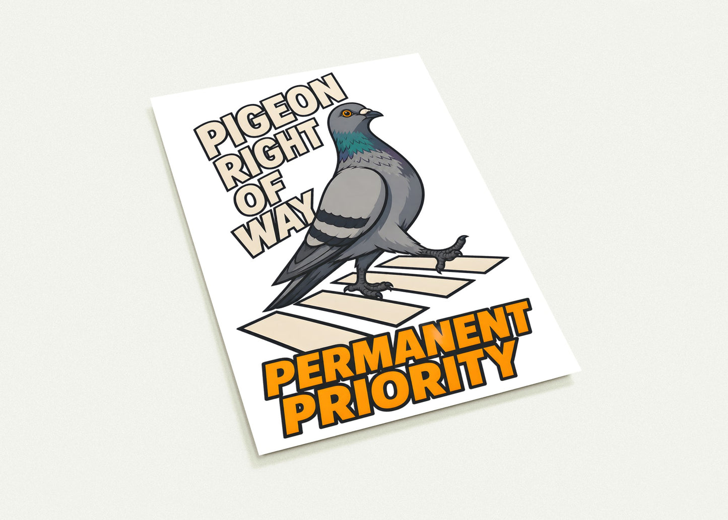Pigeon Right of Way Postcard Pack — product view 3