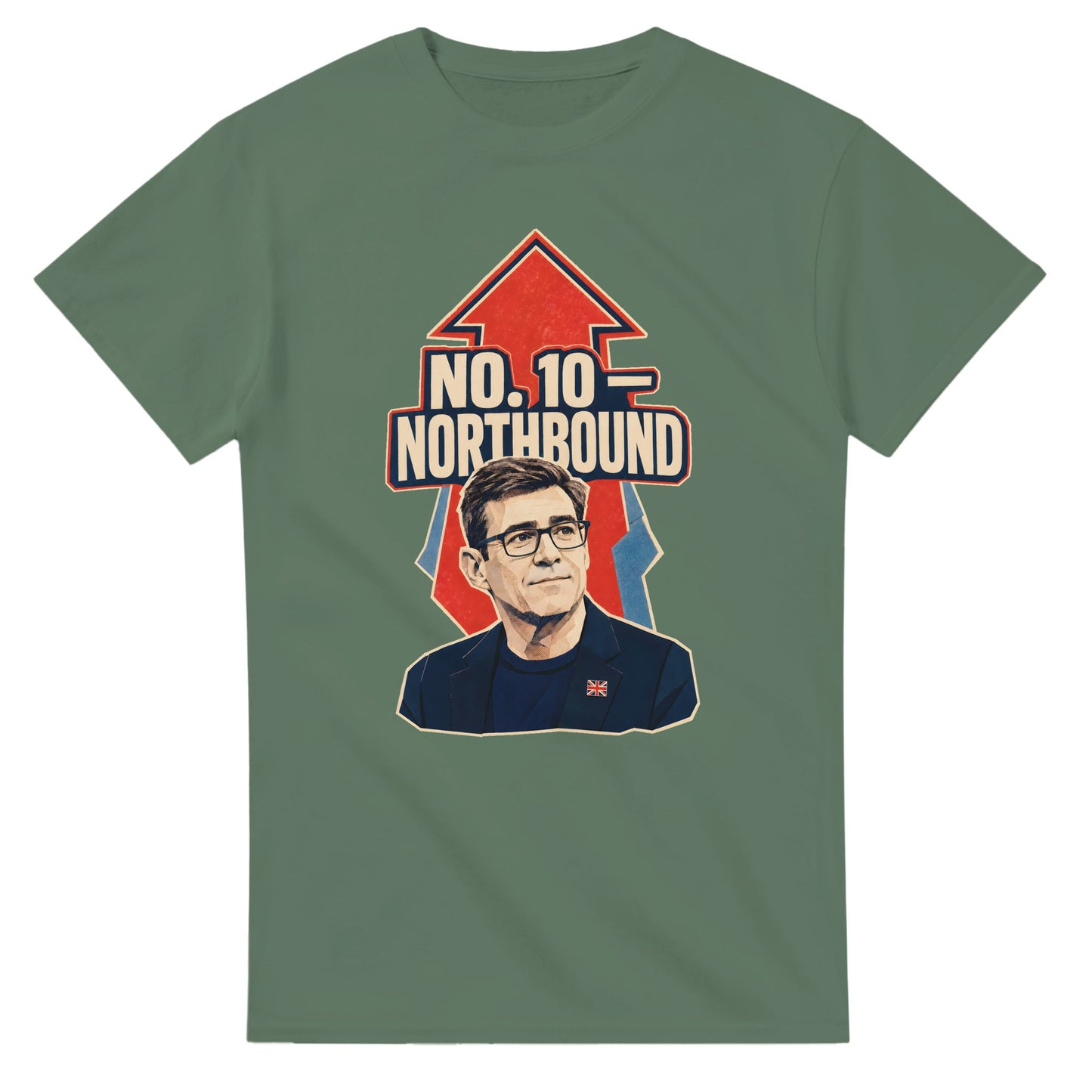 No. 10 — Northbound Andy Burnham Political Satire T-shirt — product view 13