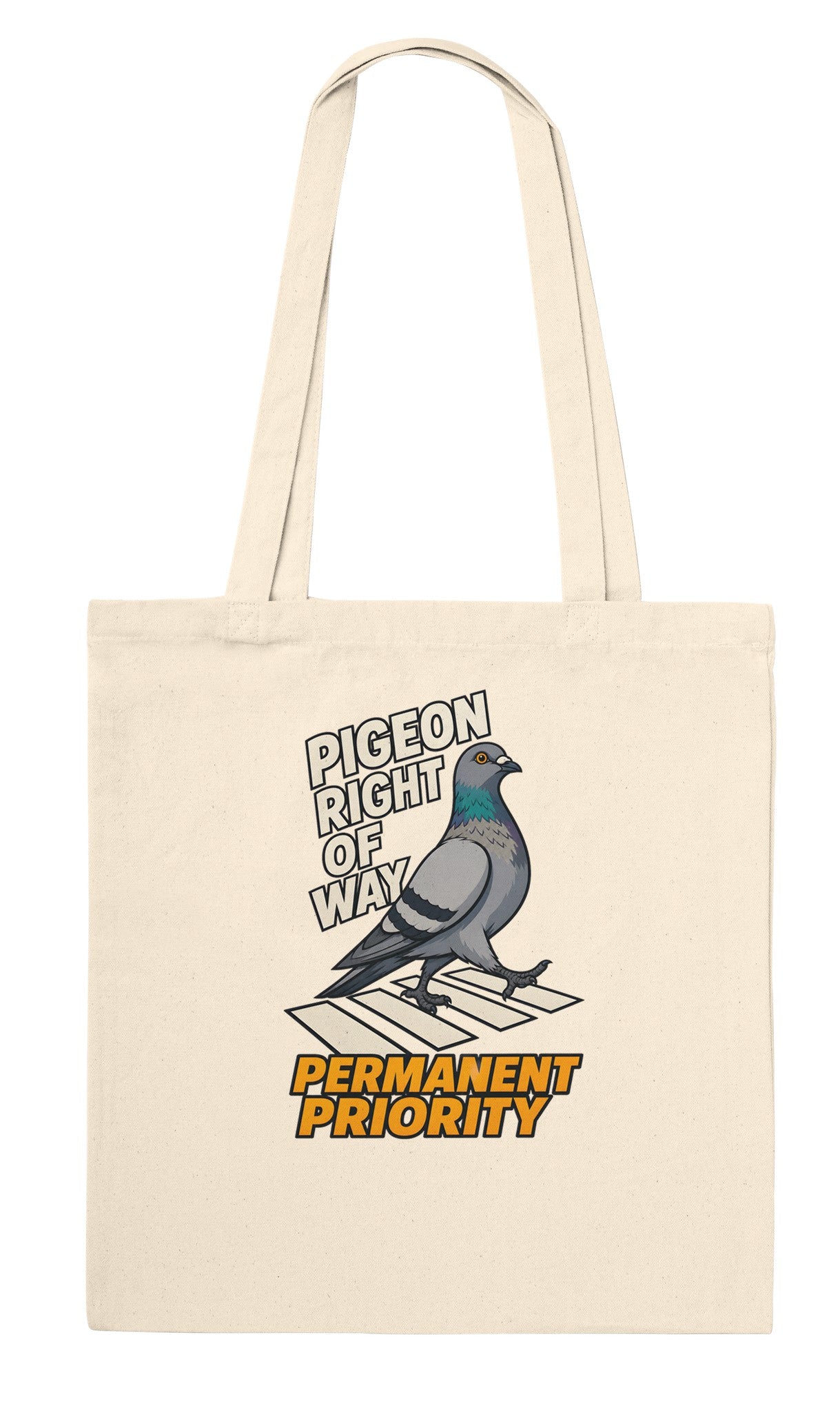 Pigeon Right of Way Tote Bag — product view 6