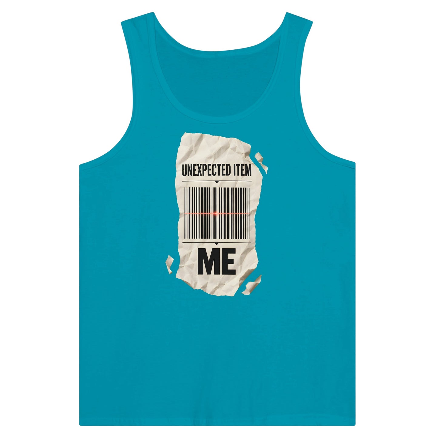 Unexpected Item: Me Premium Unisex Tank Top — product view 2