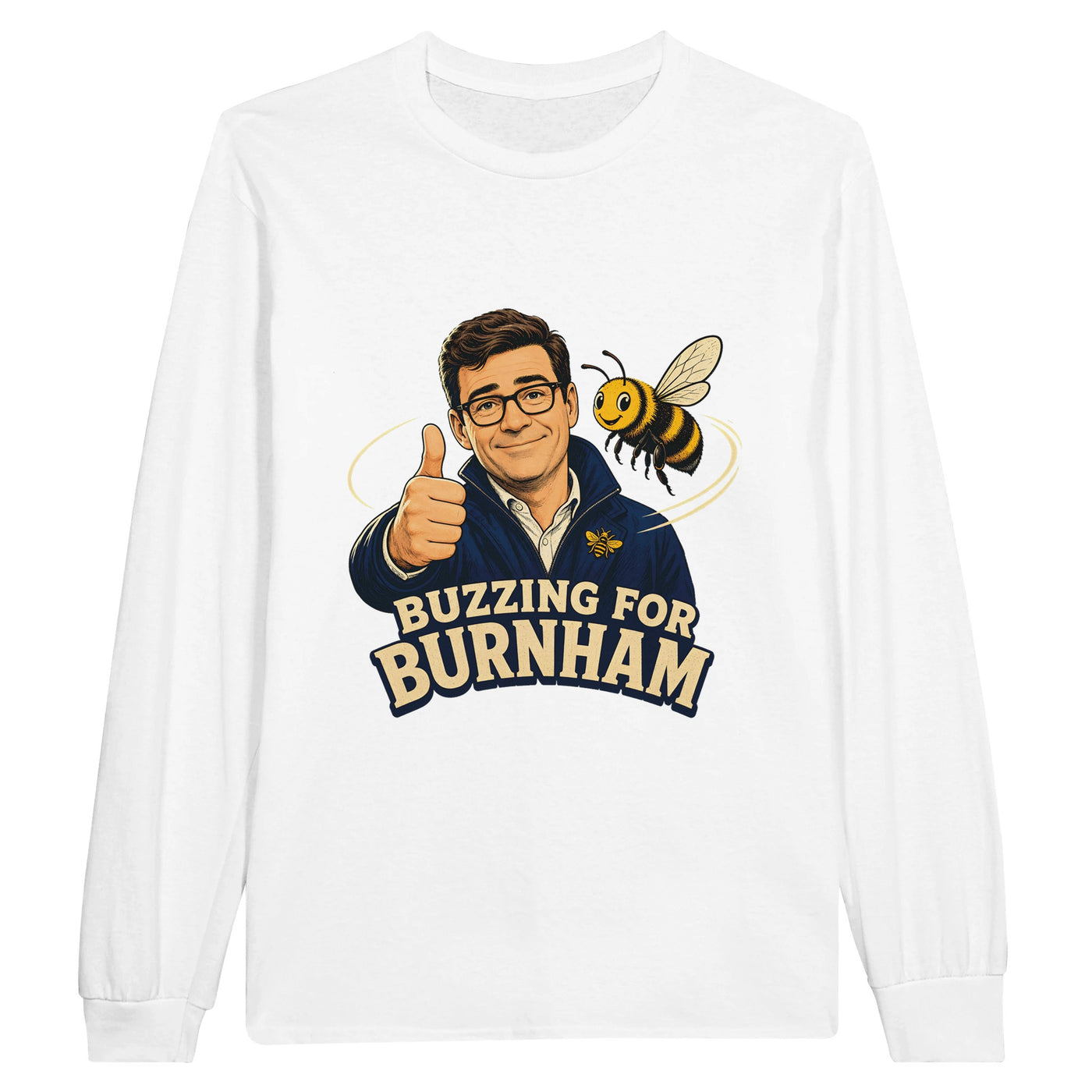 Buzzing for Burnham Long-Sleeve T-shirt