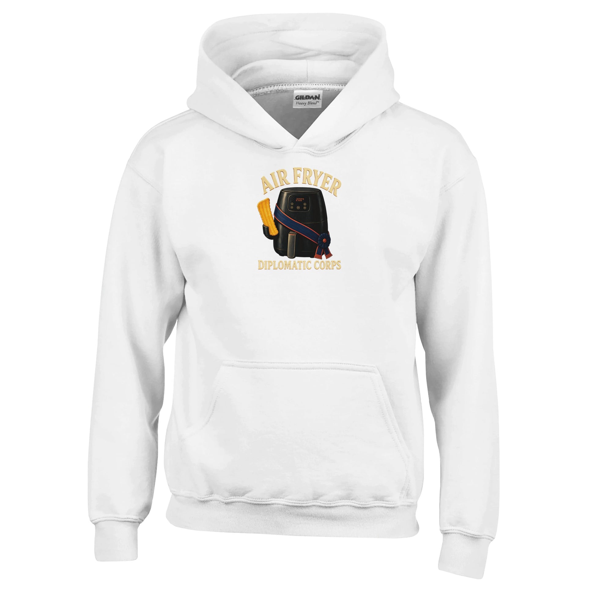 Air Fryer Diplomatic Corps Kids' Hoodie — product view 1