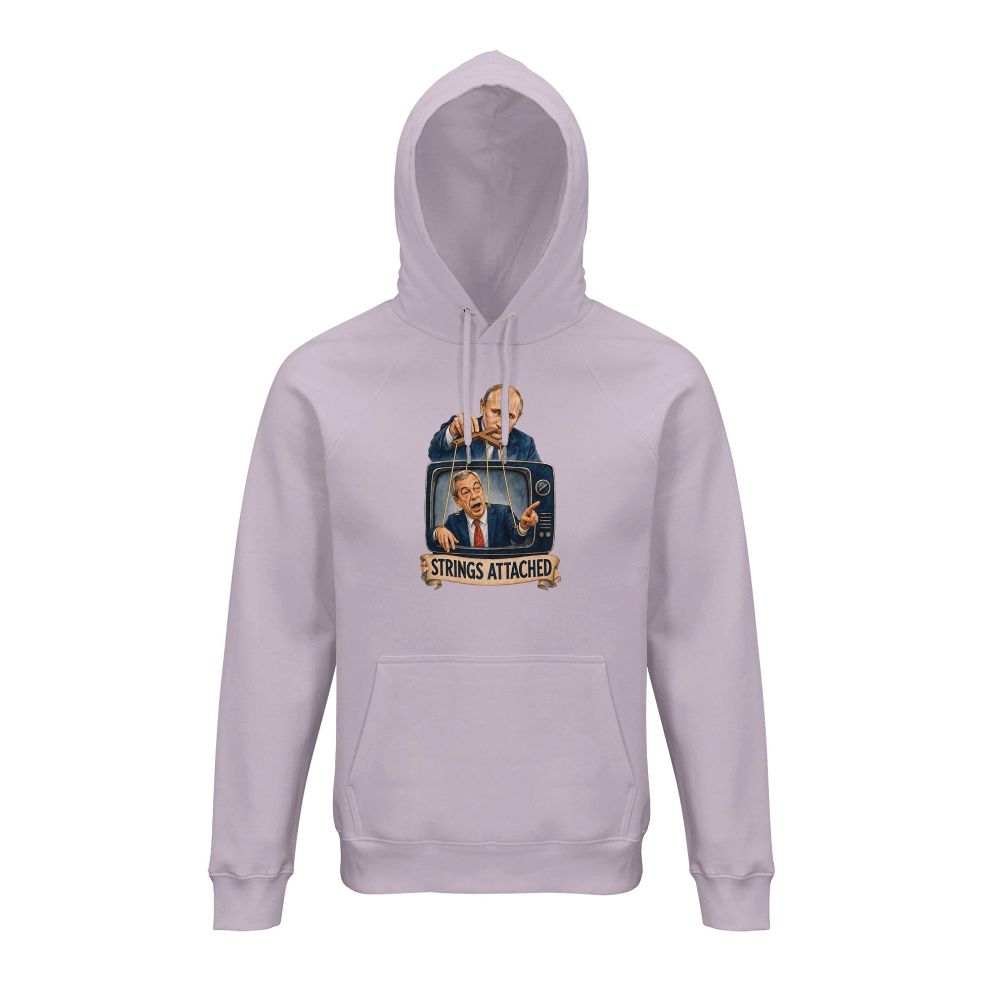 Strings Attached Political Satire Hoodie — product view 12