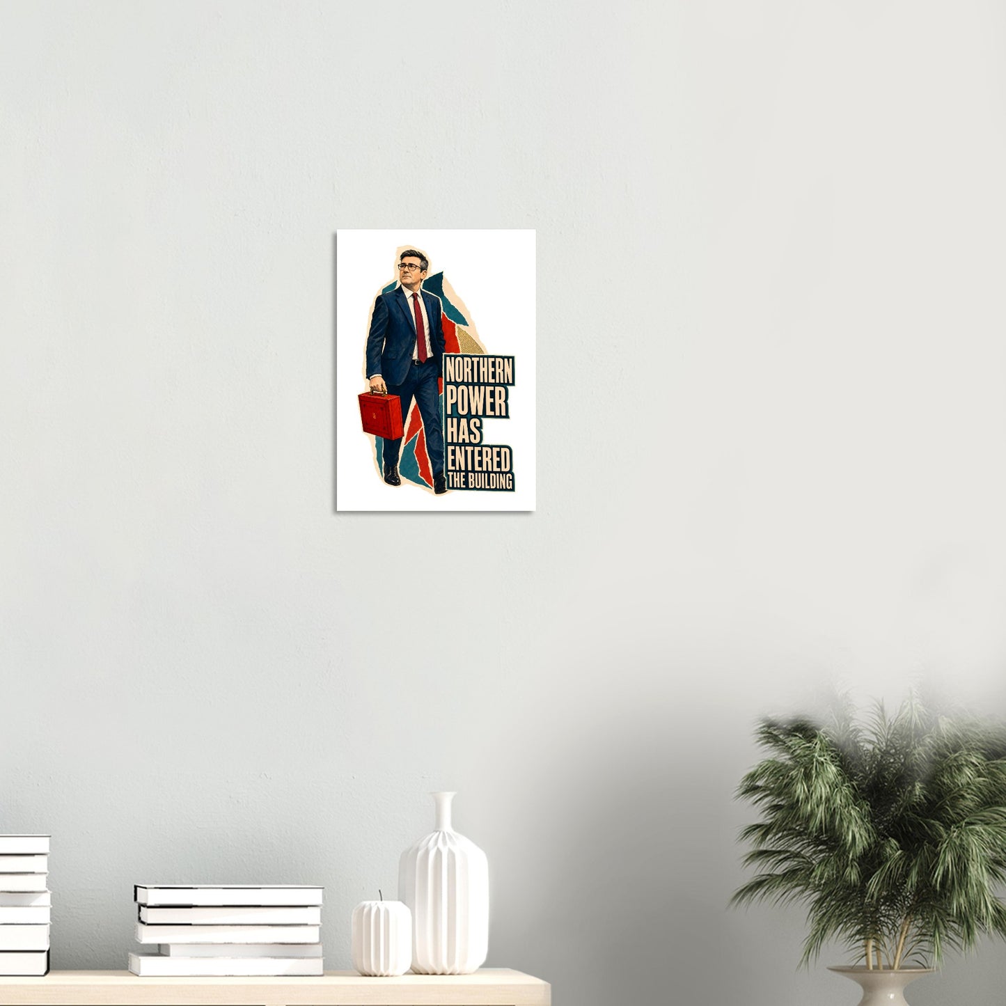 Northern Power Has Entered the Building Tote Bag Poster — product view 8