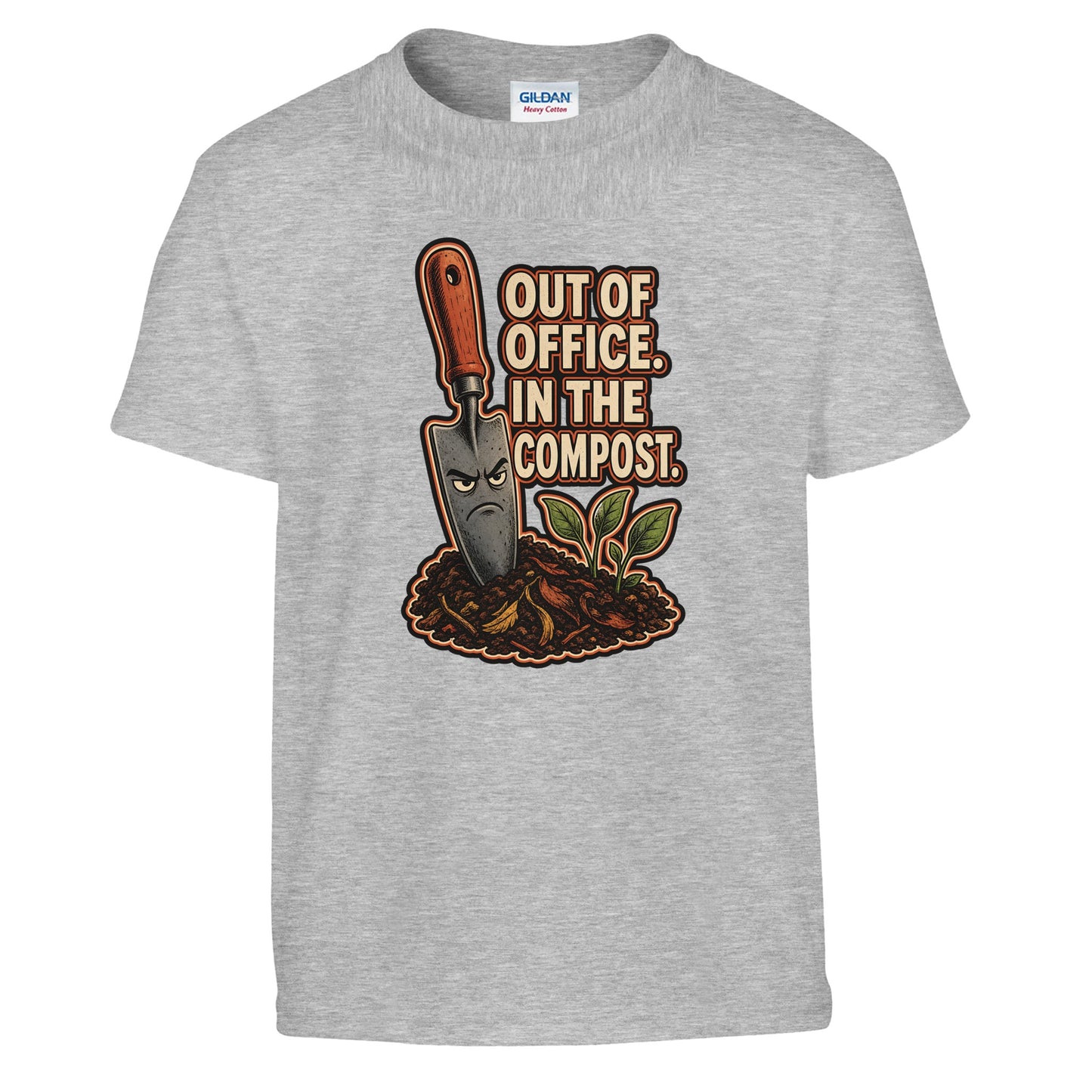 Out of Office, In the Compost Kids' T-shirt — product view 4