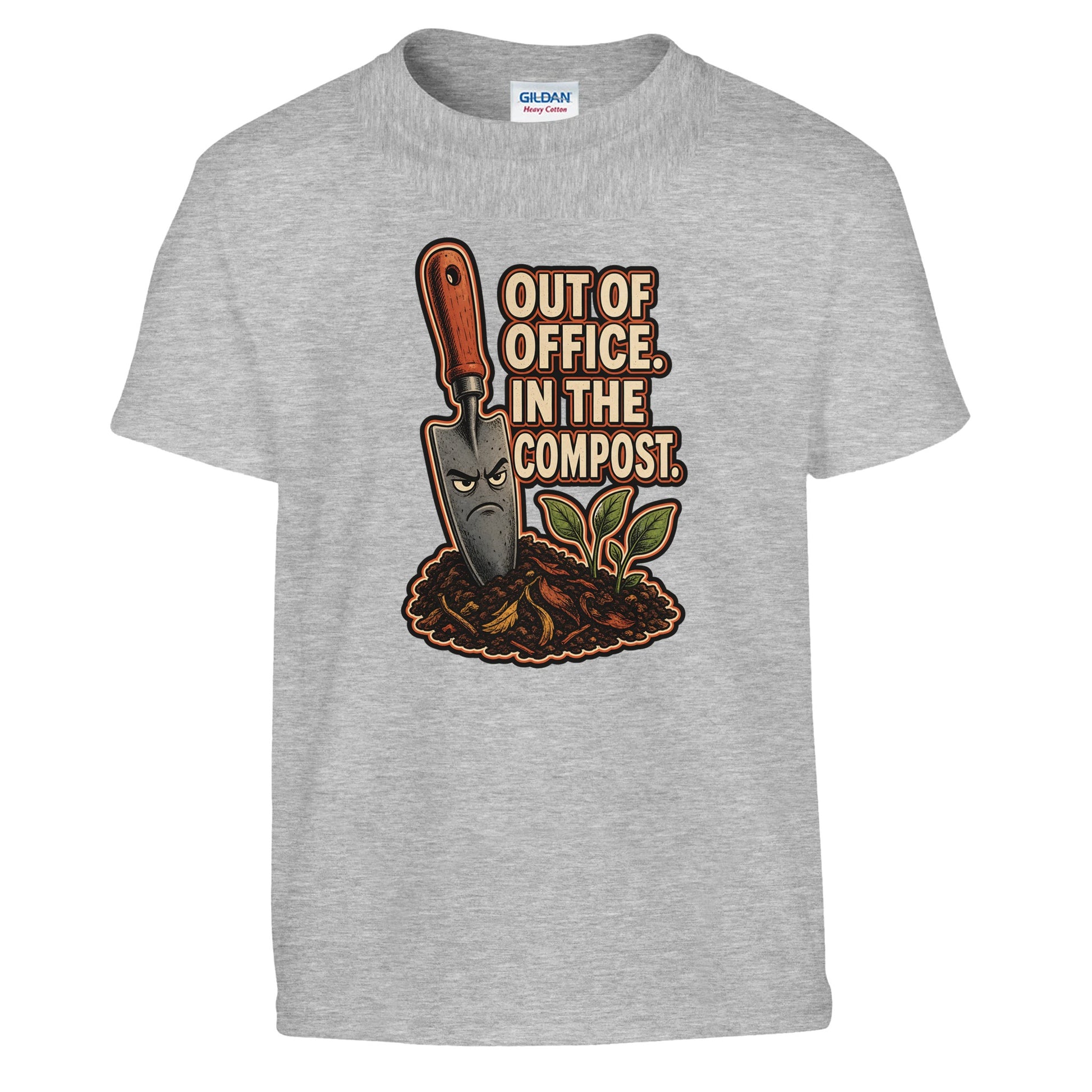 Out of Office, In the Compost Kids' T-shirt — product view 4