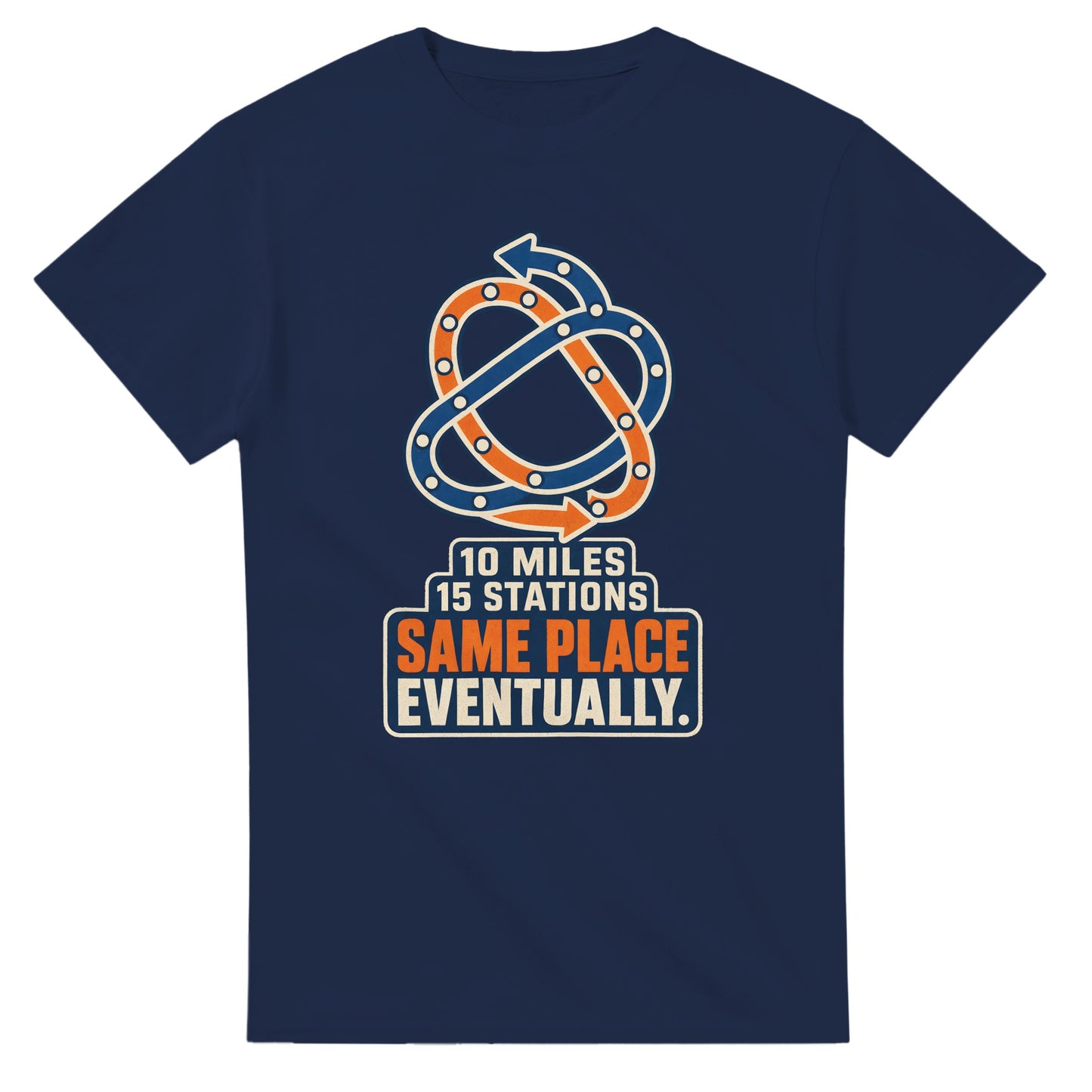Glasgow Same Place Eventually T-shirt — product view 5