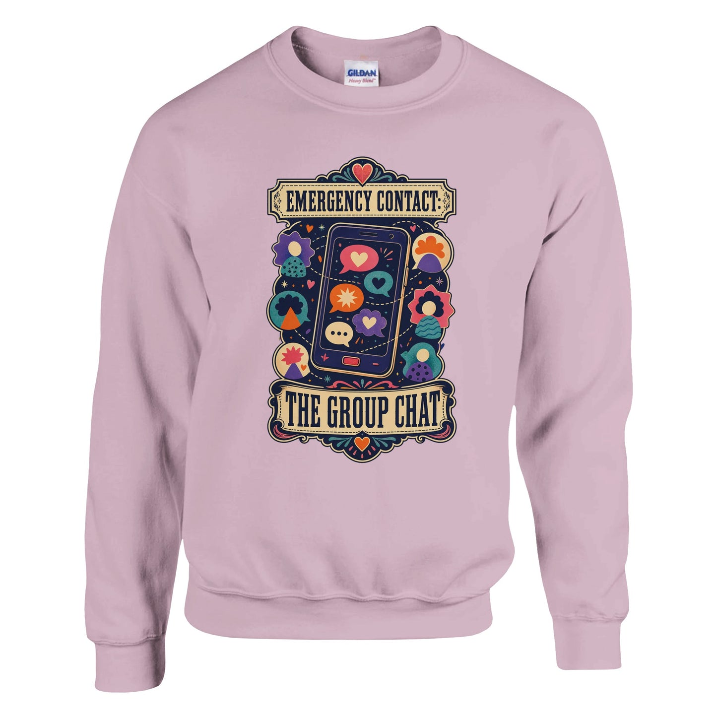Emergency Contact — The Group Chat Sweatshirt — product view 5