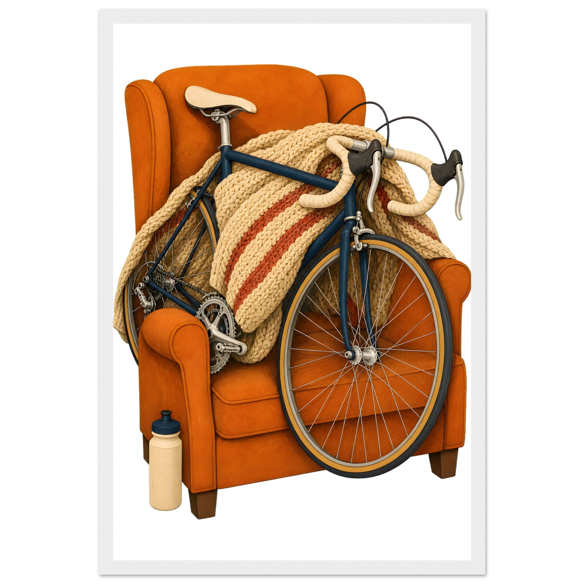 Bicycle Rest Day Framed Wall Art — product view 1