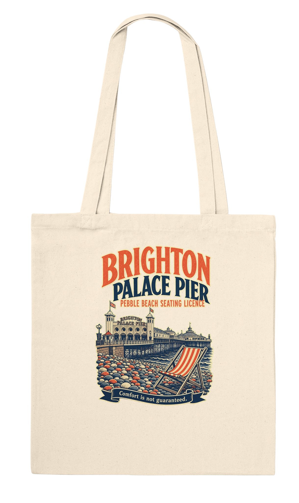 Brighton Pebble Beach Seating Licence Tote Bag — product view 6