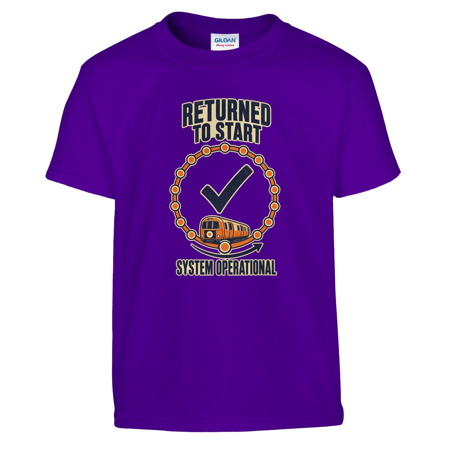 Glasgow Subway: System Operational Kids' T-shirt — product view 6