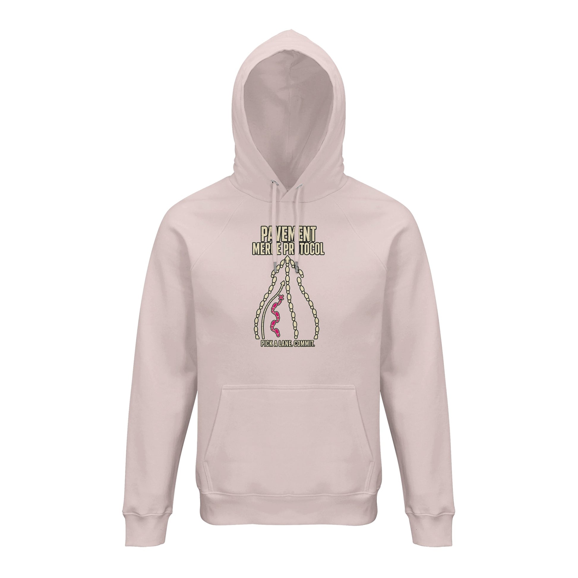 Pavement Merge Protocol — Pick a Lane Hoodie — product view 8