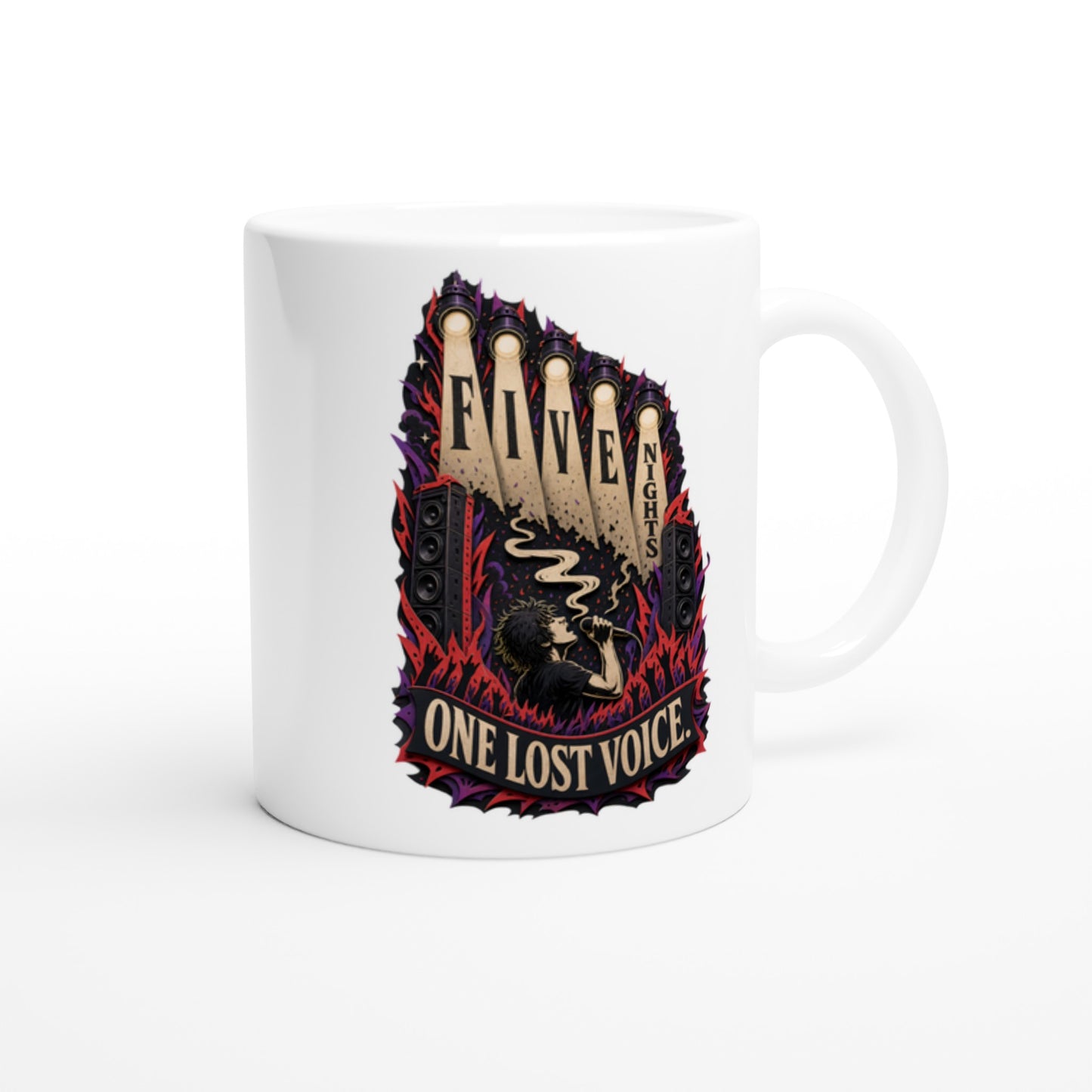 Five Nights, One Lost Voice Mug — product view 2