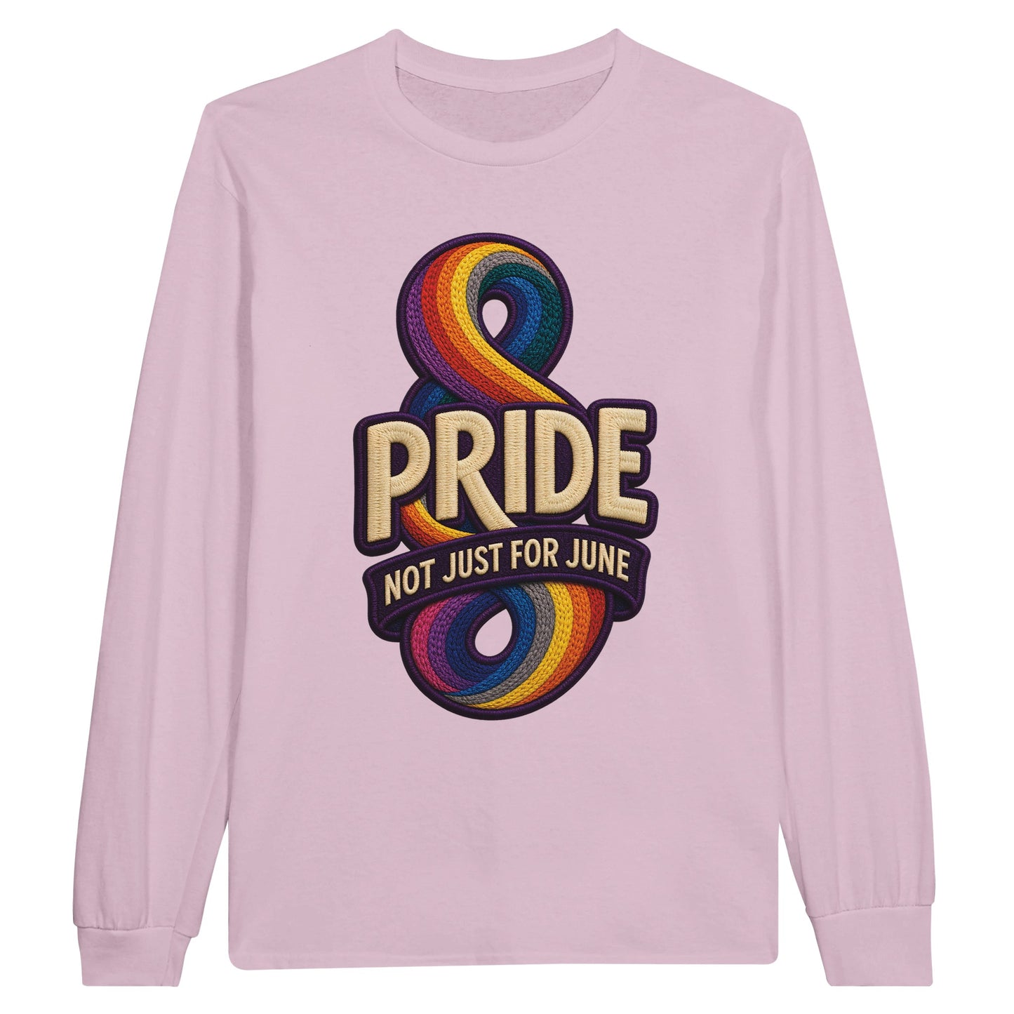 Pride: Not Just for June Long-Sleeve T-shirt — product view 6