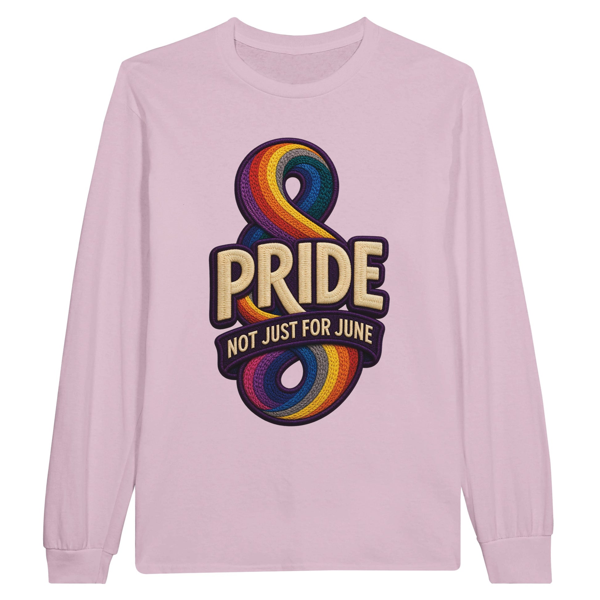 Pride: Not Just for June Long-Sleeve T-shirt — product view 6