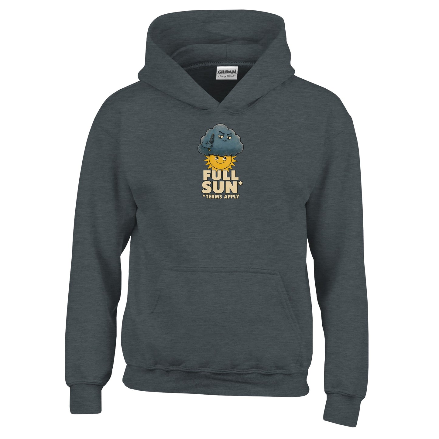 Full Sun, Terms Apply Weather Graphic Kids' Hoodie — product view 9