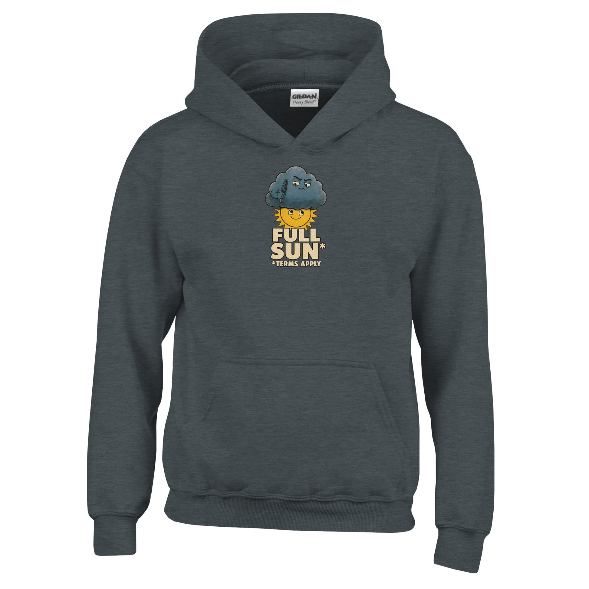 Full Sun, Terms Apply Weather Graphic Kids' Hoodie — product view 9