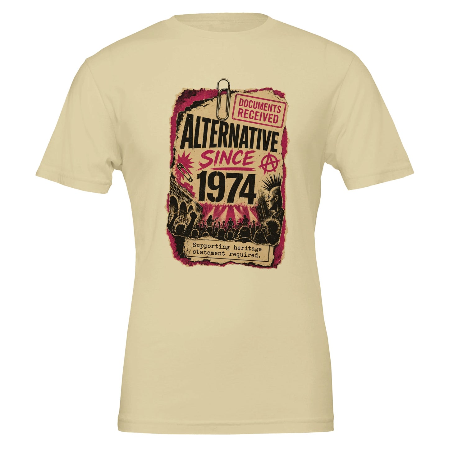 Camden Alternative Since 1974 T-shirt — Illustrated — product view 5