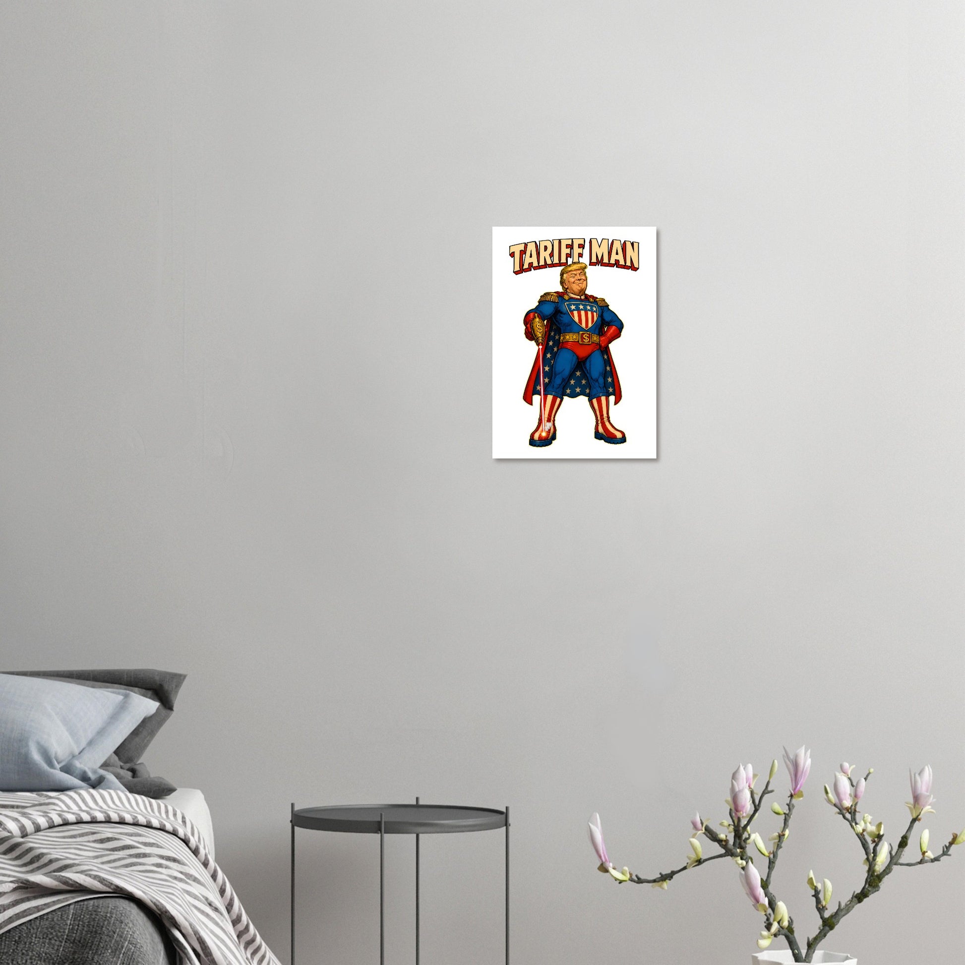 Tariff Man – Self-Shot Satire Poster — product view 7