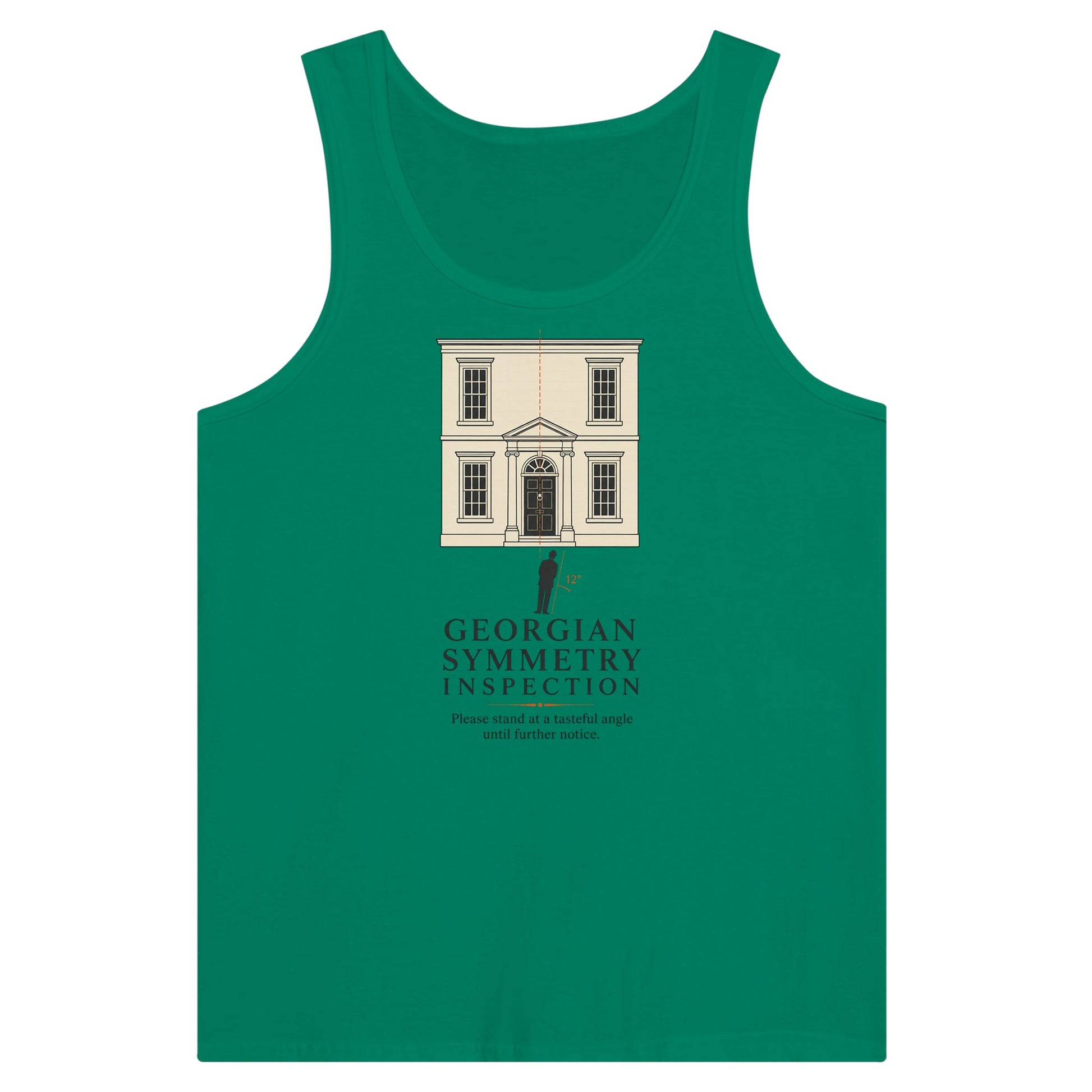 Georgian Symmetry Inspection — Bath Premium Unisex Tank Top — product view 10