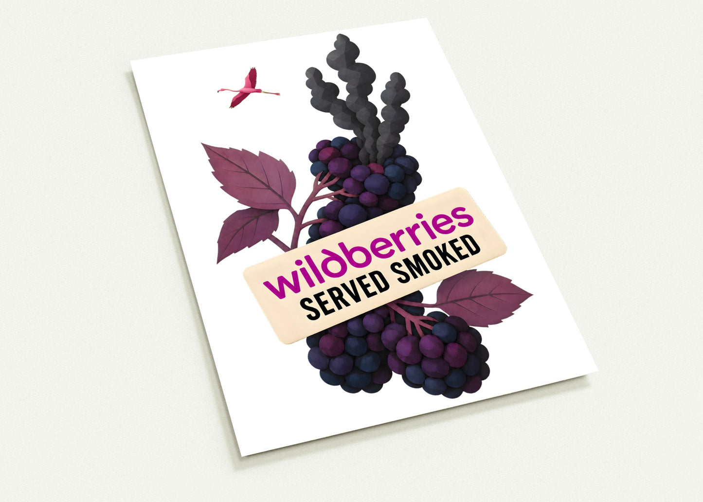 Wildberries, Served Smoked Postcard Pack — product view 2